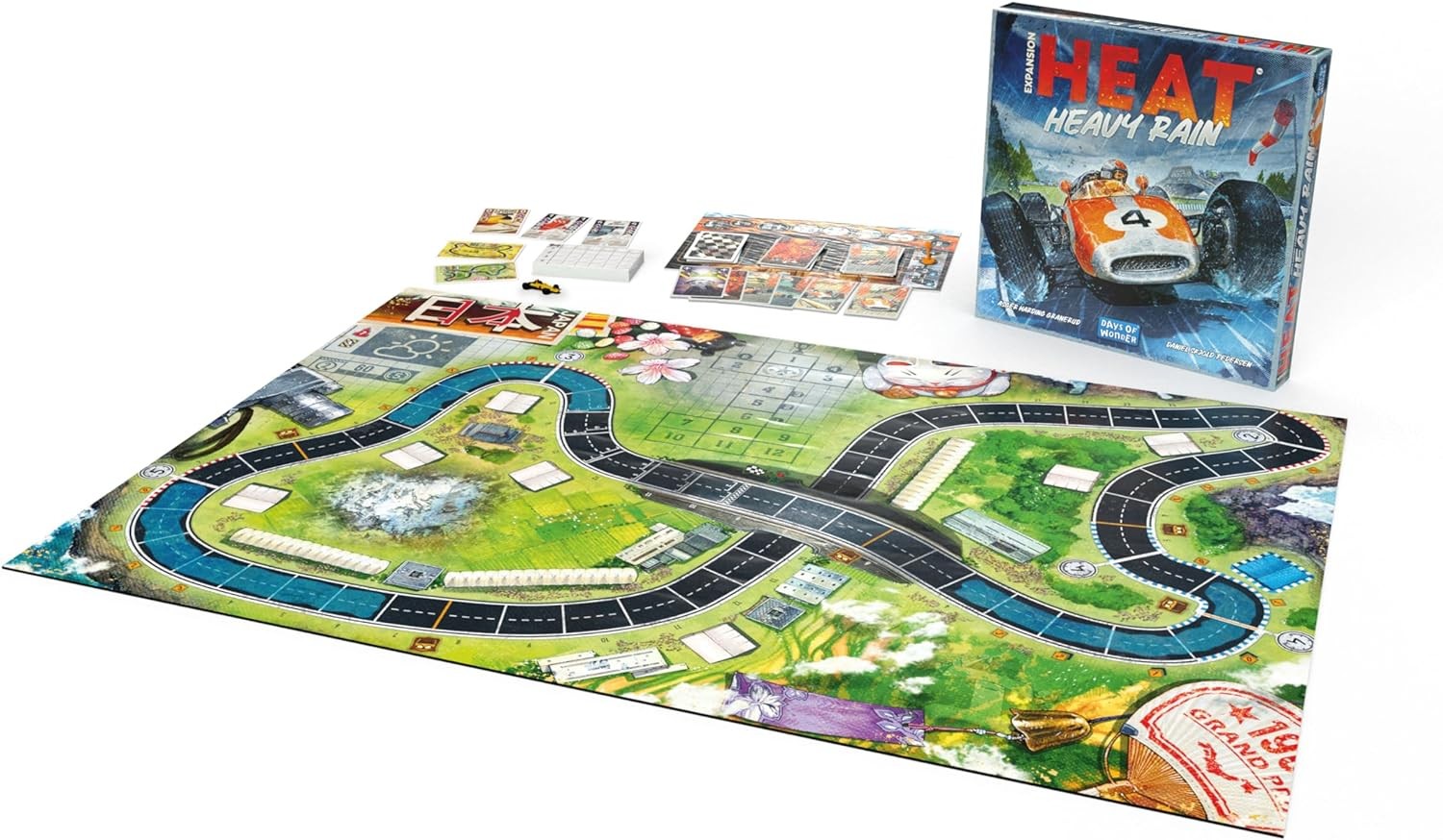 Days of Wonder: Heat: Heavy Rain Board Game Expansion
