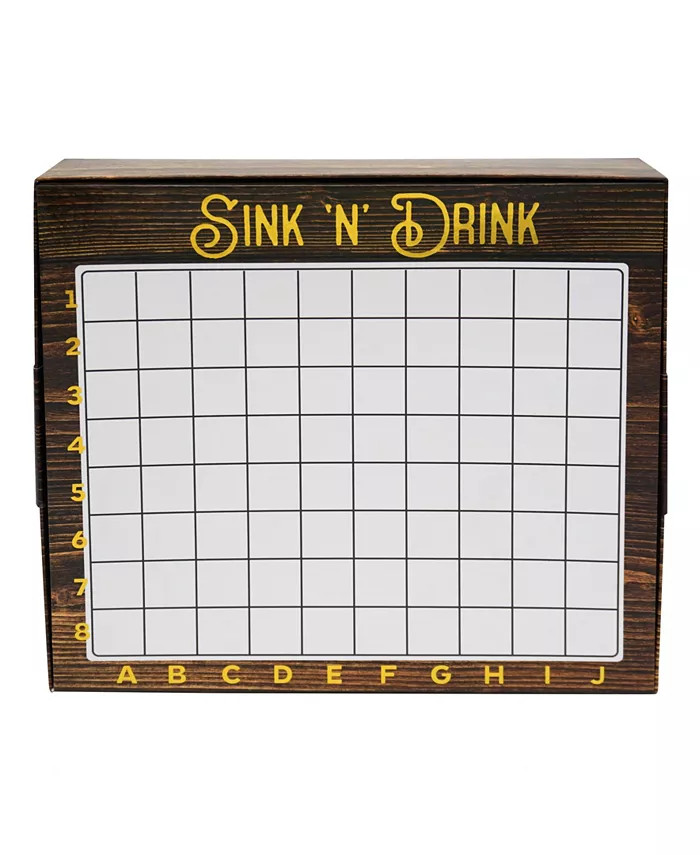 Drinking Board Game Shots Party Game w/ Dry Erase Markers 2 Player