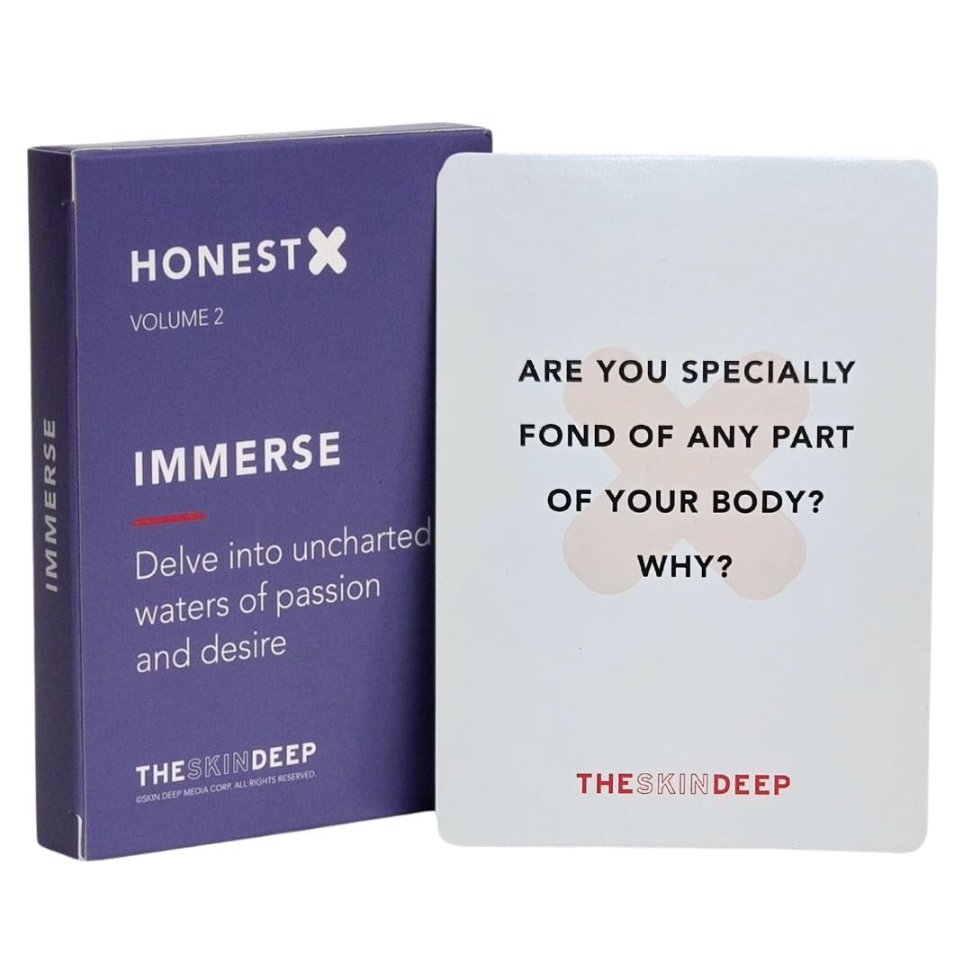 Honest X Intimacy Card Game (3 Decks) – Couples Games for Adults to Explore I…