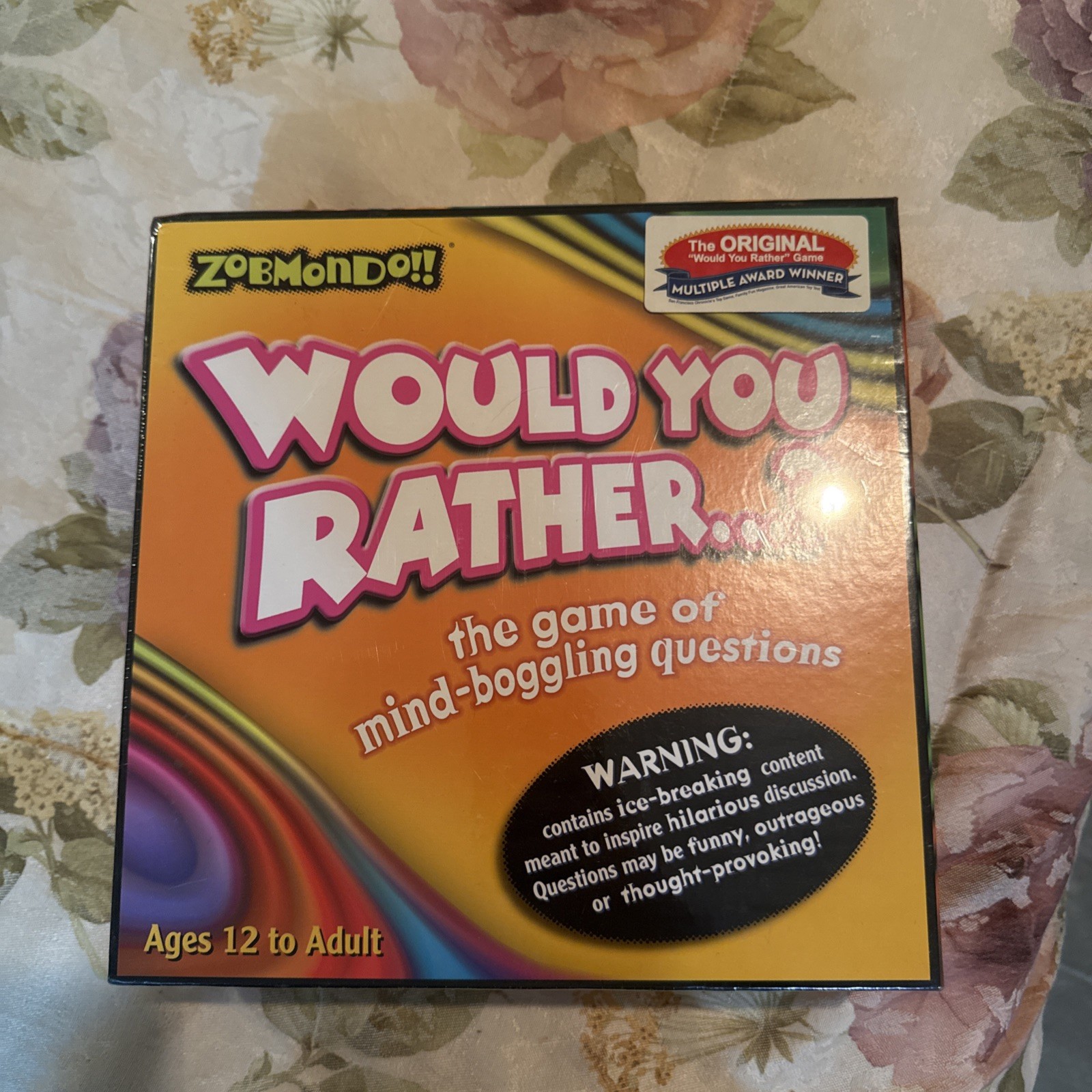 Zobmondo!! Would You Rather the Game of Mind-Boggling Questions – Complete