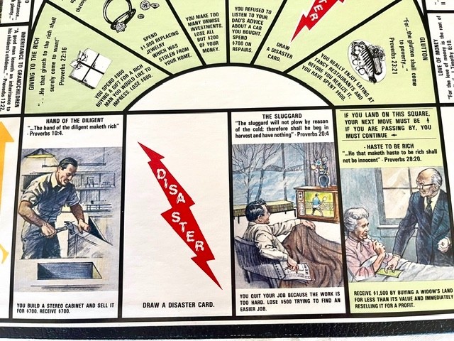 THE RICHEST CHRISTIAN Board Game, 1986 Family, Money, Education, Generosity