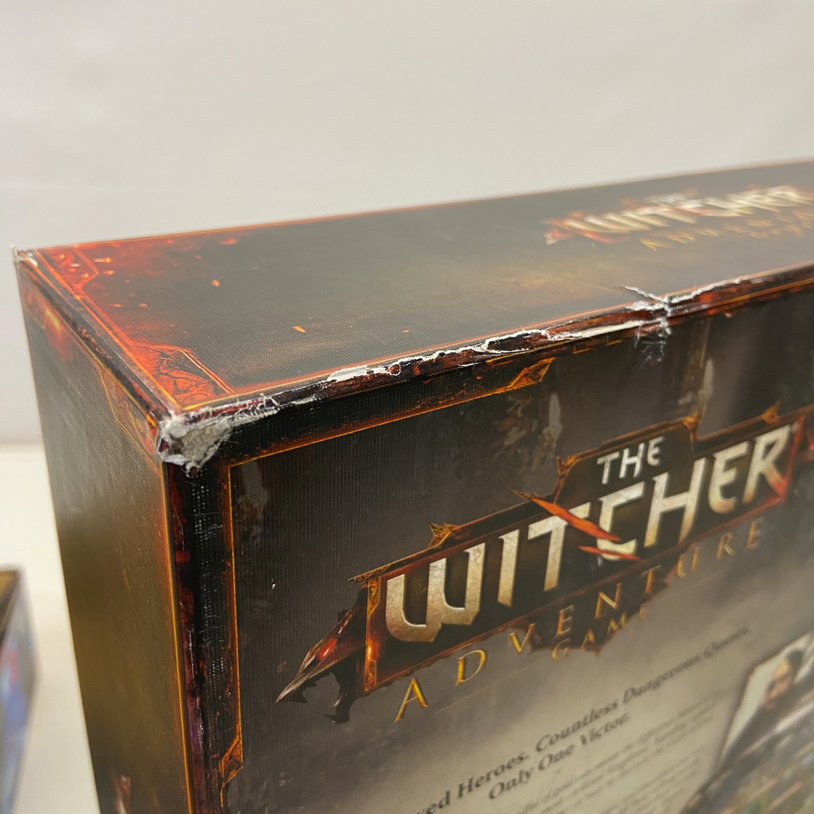 Witcher Adventure Game CD Projekt Red 2014 Board Game BROKEN BOX Fantasy Flight