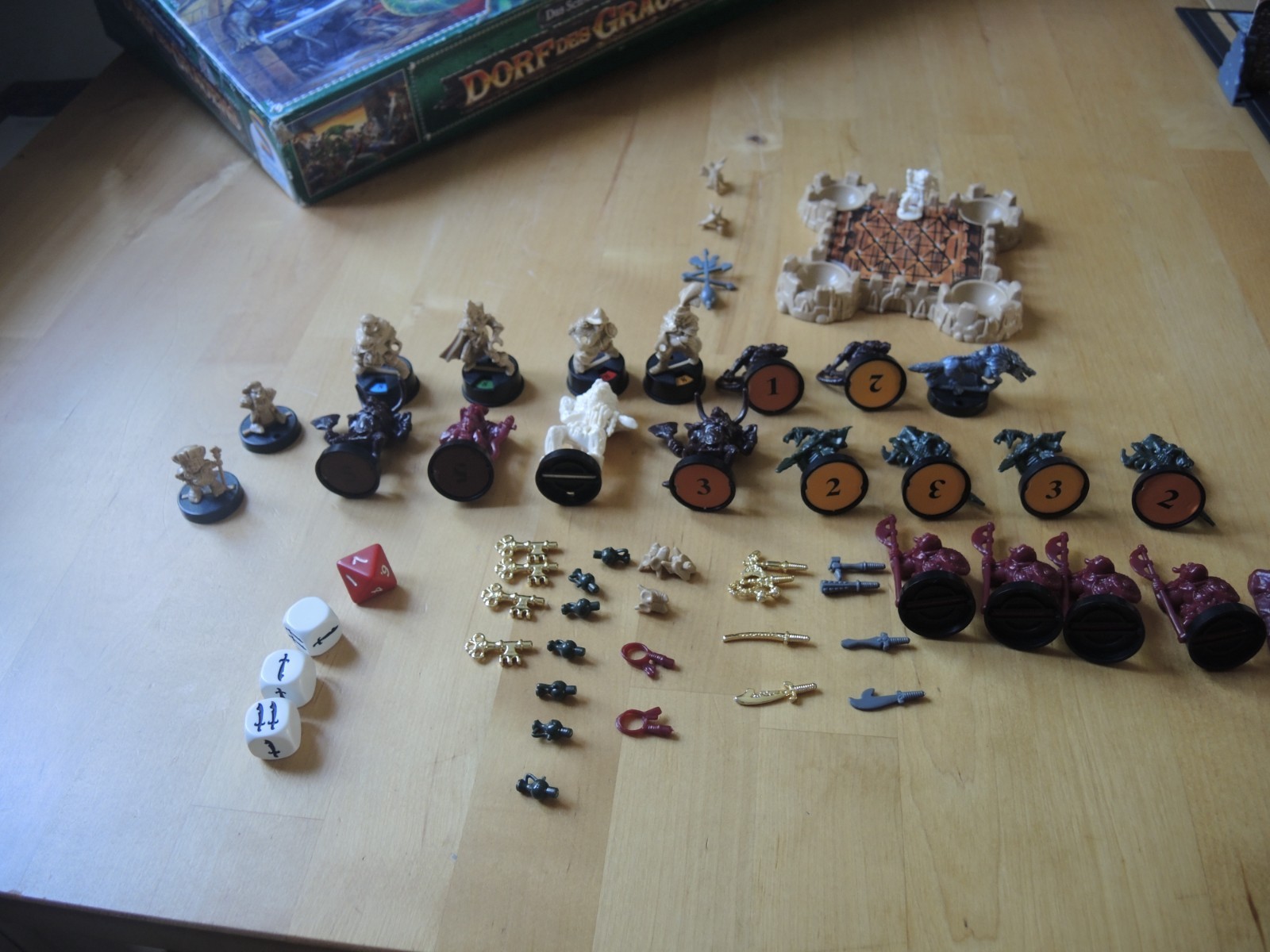 The Black Eye – Village of Horror – Schmidtspiele 100% complete 1992 Unpainted