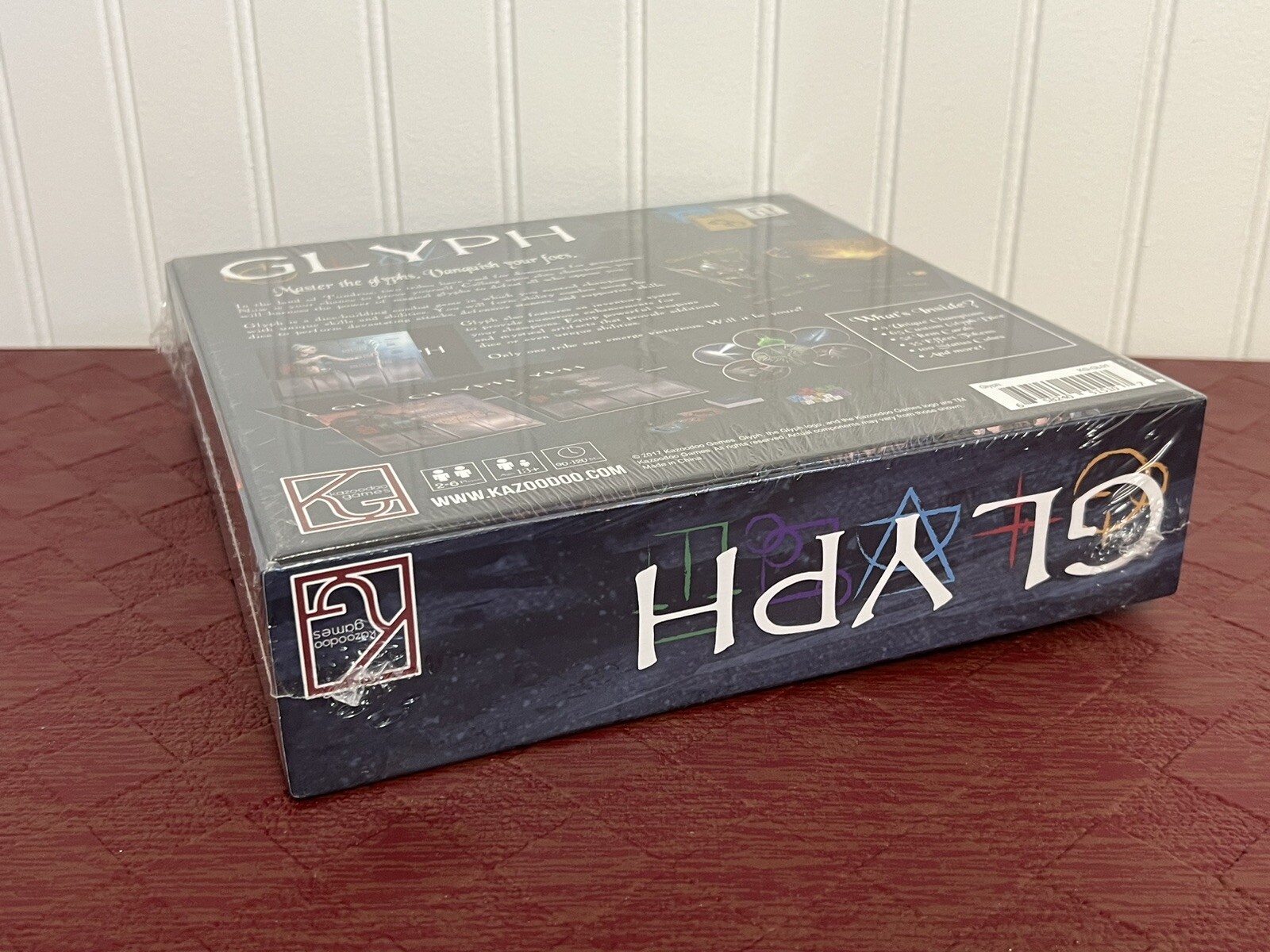 NEW Kazoodoo Games GLYPH DELUXE EDITION Board Game Justin Potter 2-6 Players NIP