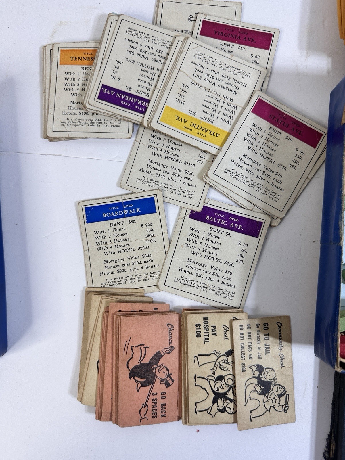 Vintage Monopoly Games 1940- 1950s Popular Edition 3 Boxes & 2 Boards