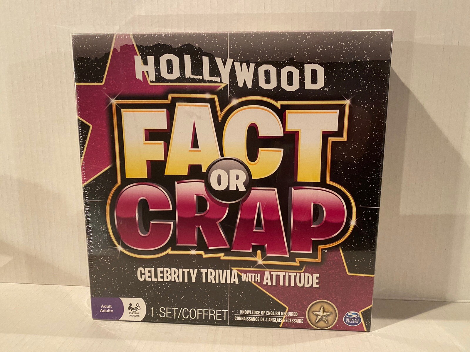 Hollywood Fact or Crap Celebrity Trivia (Board Game, 2012) Brand New Sealed