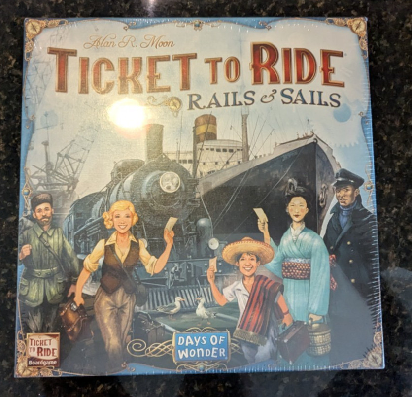 Days of Wonder: Ticket to Ride Rails and Sails Board Game