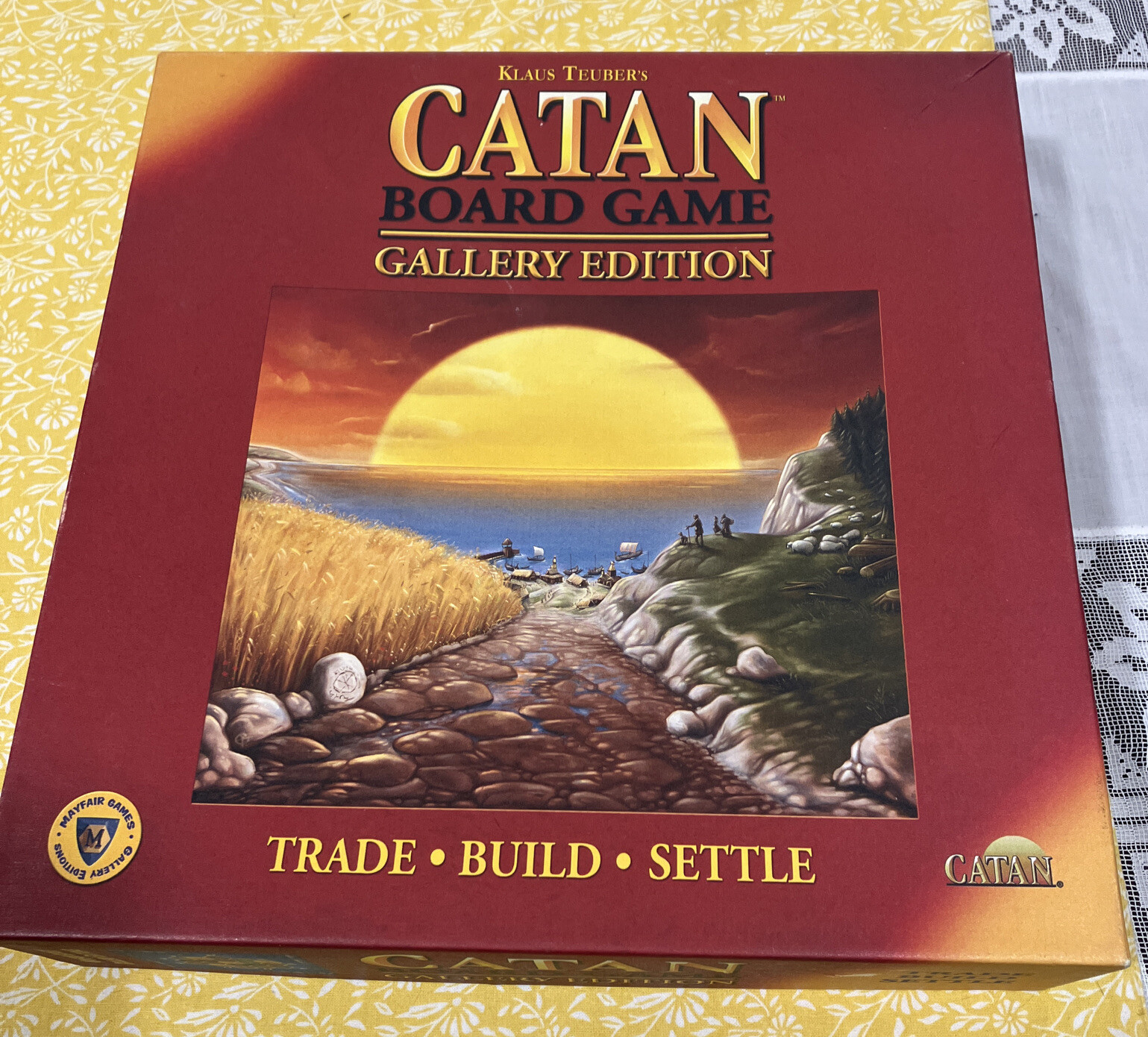 Catan Board Game Gallery Edition 73001 Klaus Teuber Mayfair Games Complete