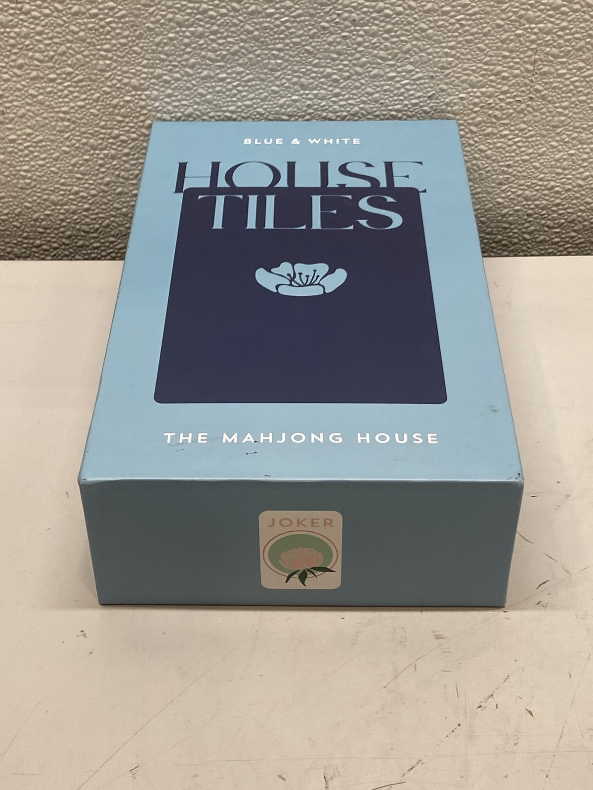 The Mahjong House Blue & White House Tiles Navy