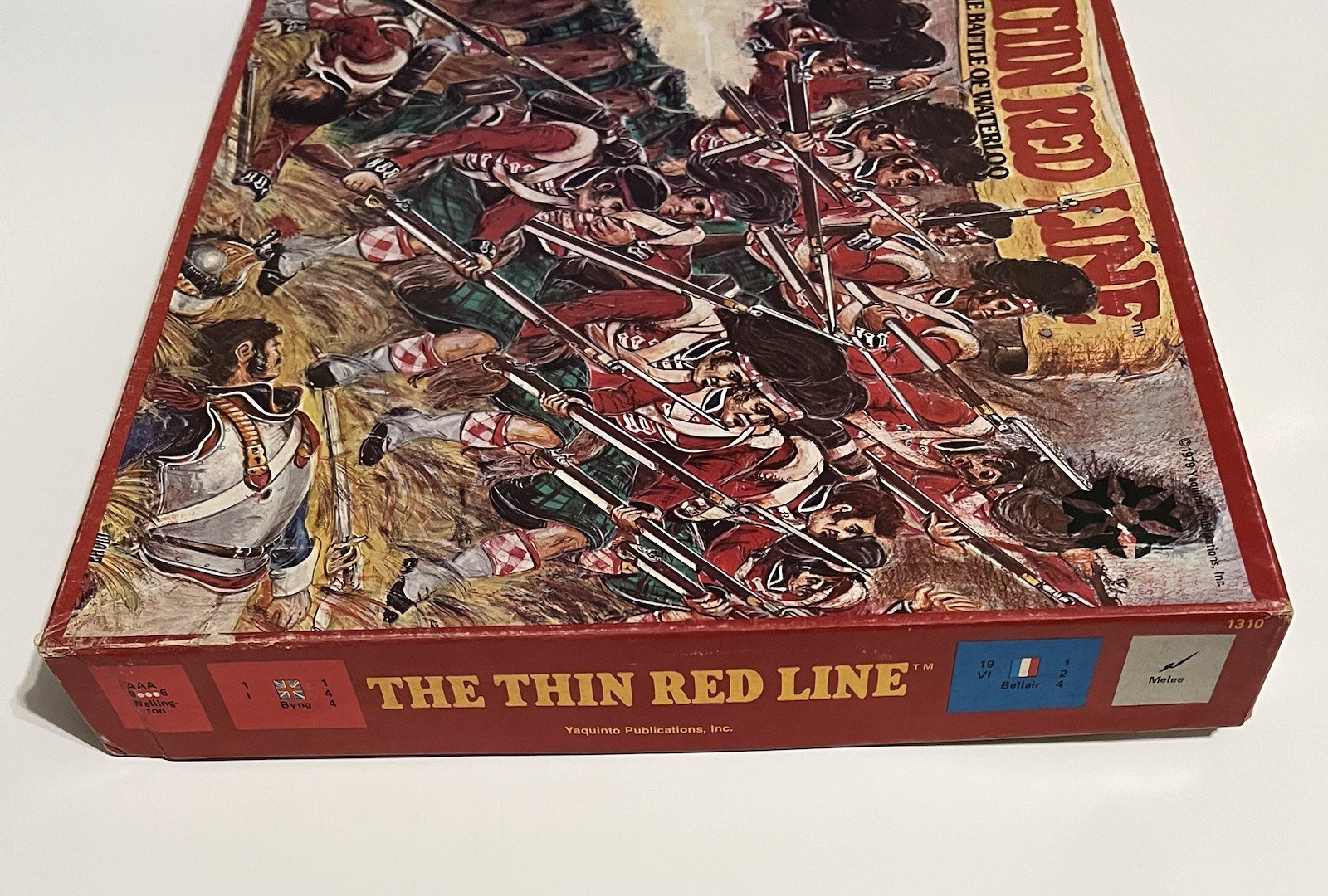 THIN RED LINE Napoleon Battle of Waterloo. Yaquinto. NEW UNPUNCHED!
