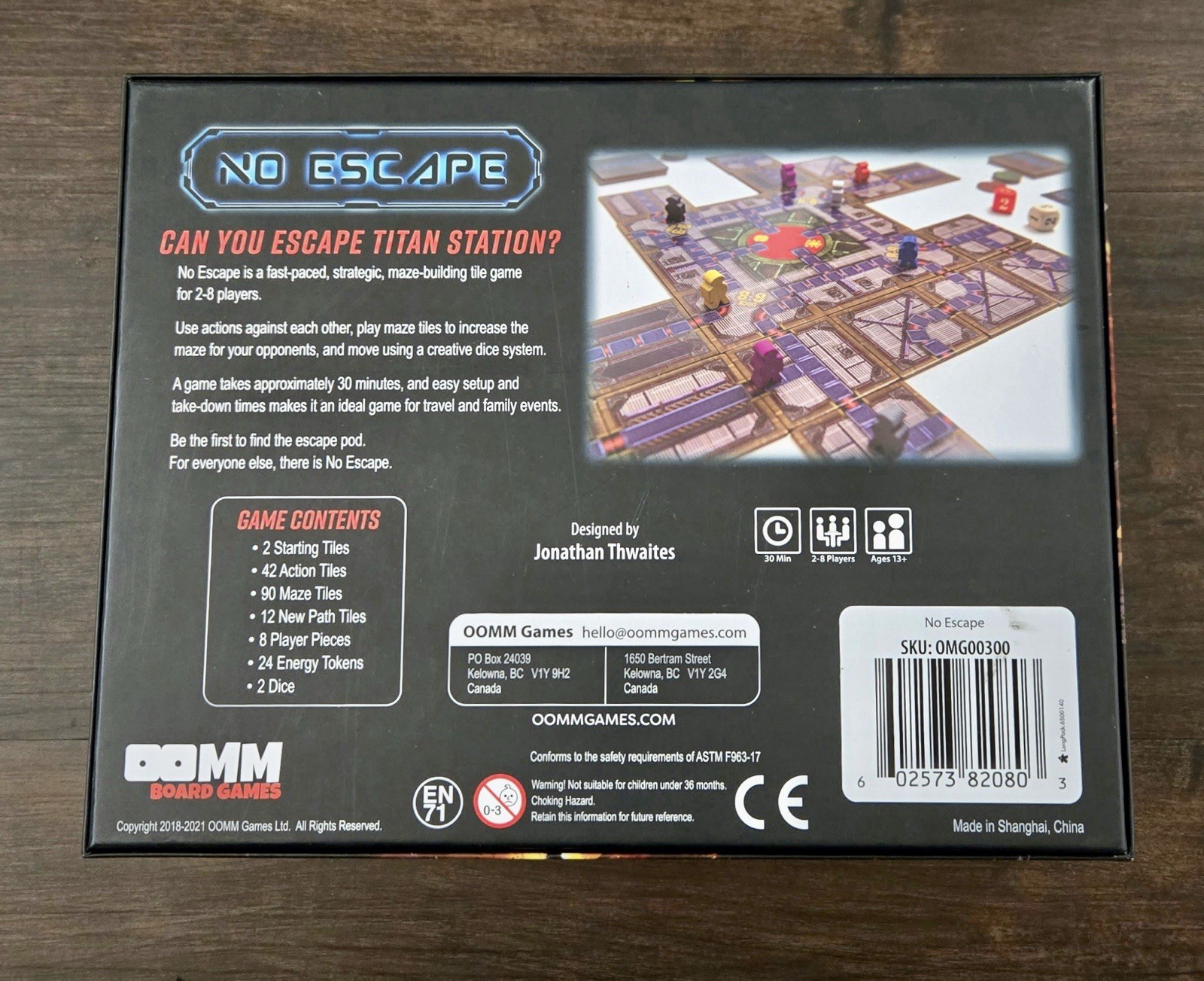 No Escape Strategic Maze Building Board Game Adult And Family Fun Game Night