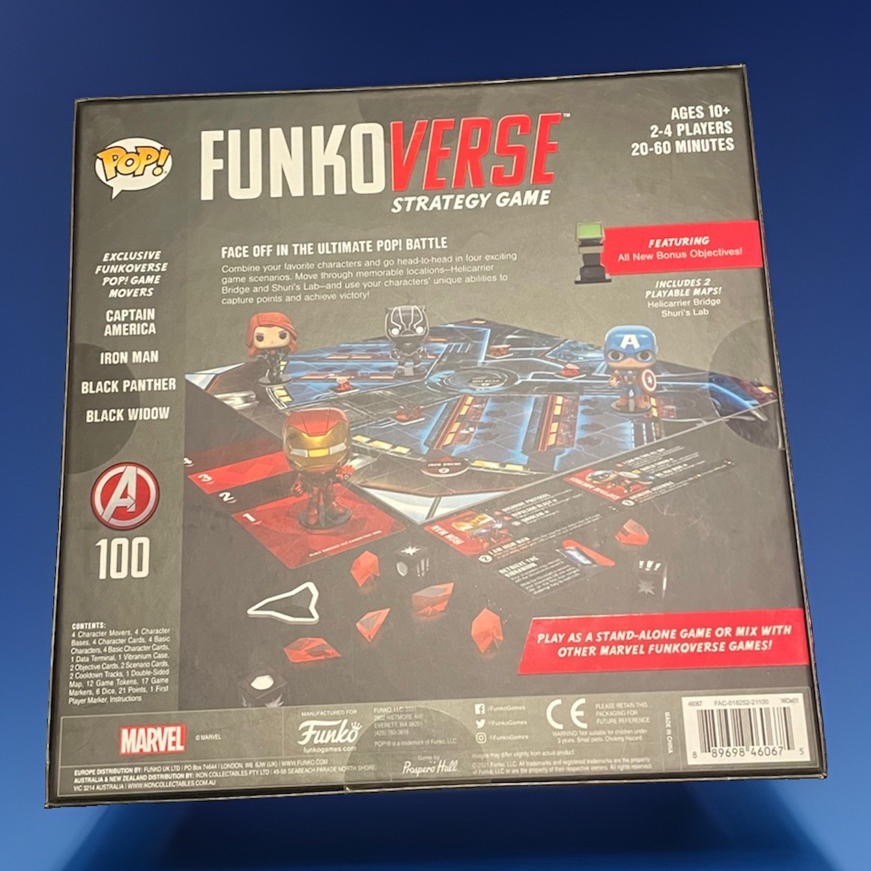 Funkoverse Strategy Game Marvel 100 4-Pack Funko Board Game New Sealed