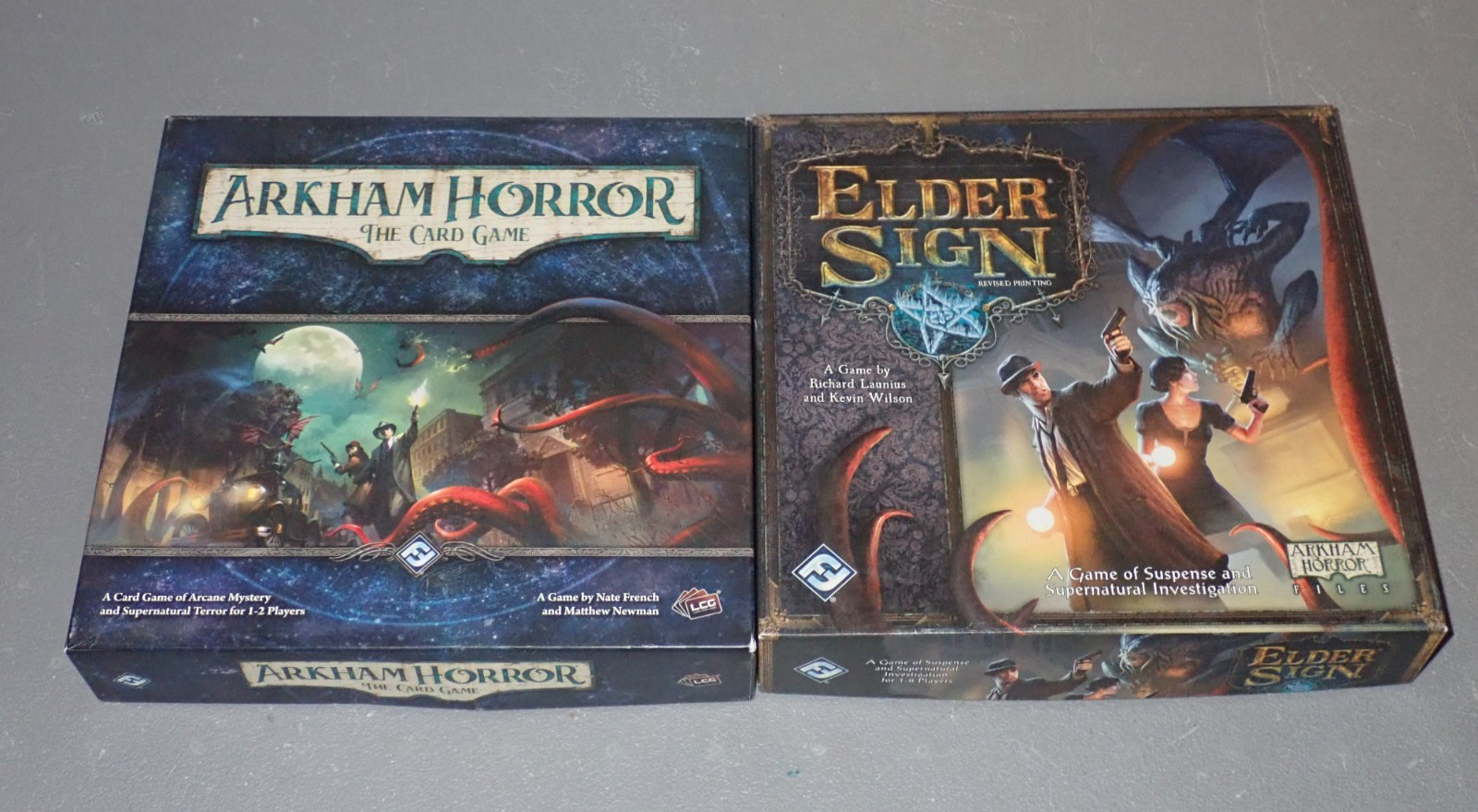 Arkham Horror The Card Game + Elder Sign Arkham Files