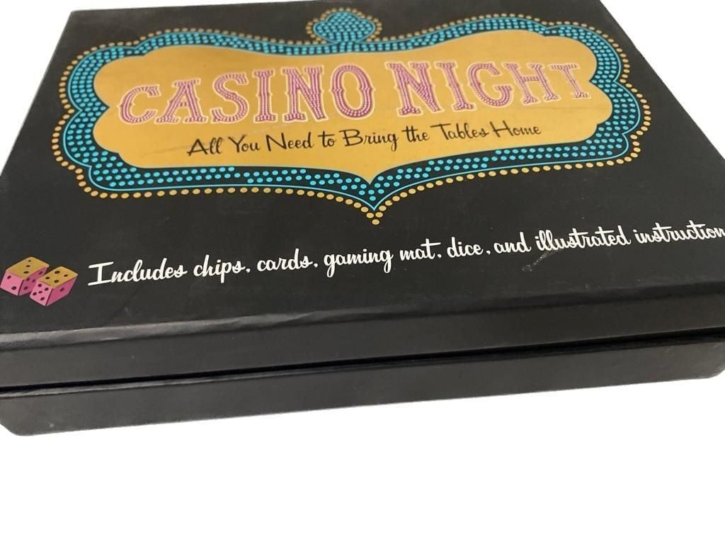 Casino Night Game, Brand New as never played and cards are still sealed.
