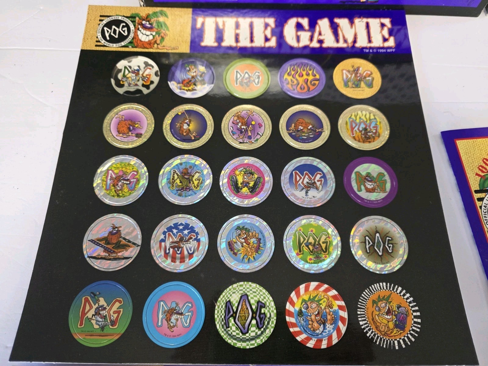 Vintage 1994 POG The Game World POG Federation Milton Bradley COMPLETE UNUSED!