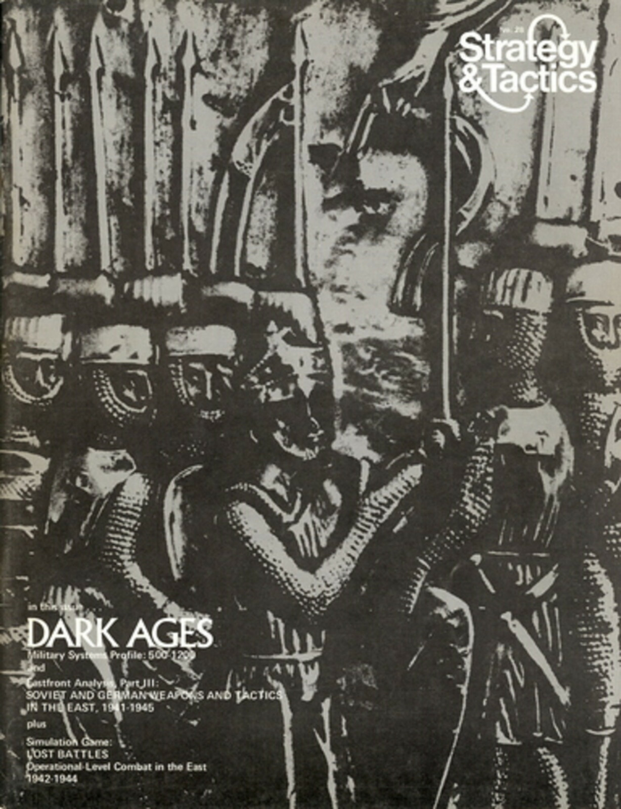 SPI Strategy & Tactics #28 Dark Ages – Lost Battles Magazine No Counters