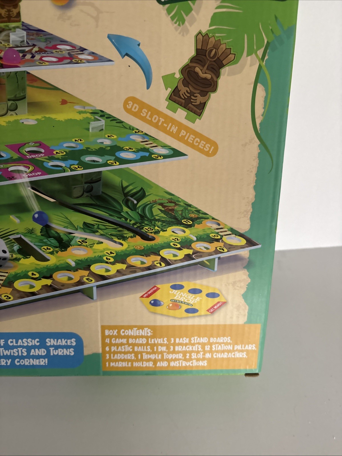Jungle Drop – An Exciting Twist to Snakes and Ladders! – New – Free Shipping