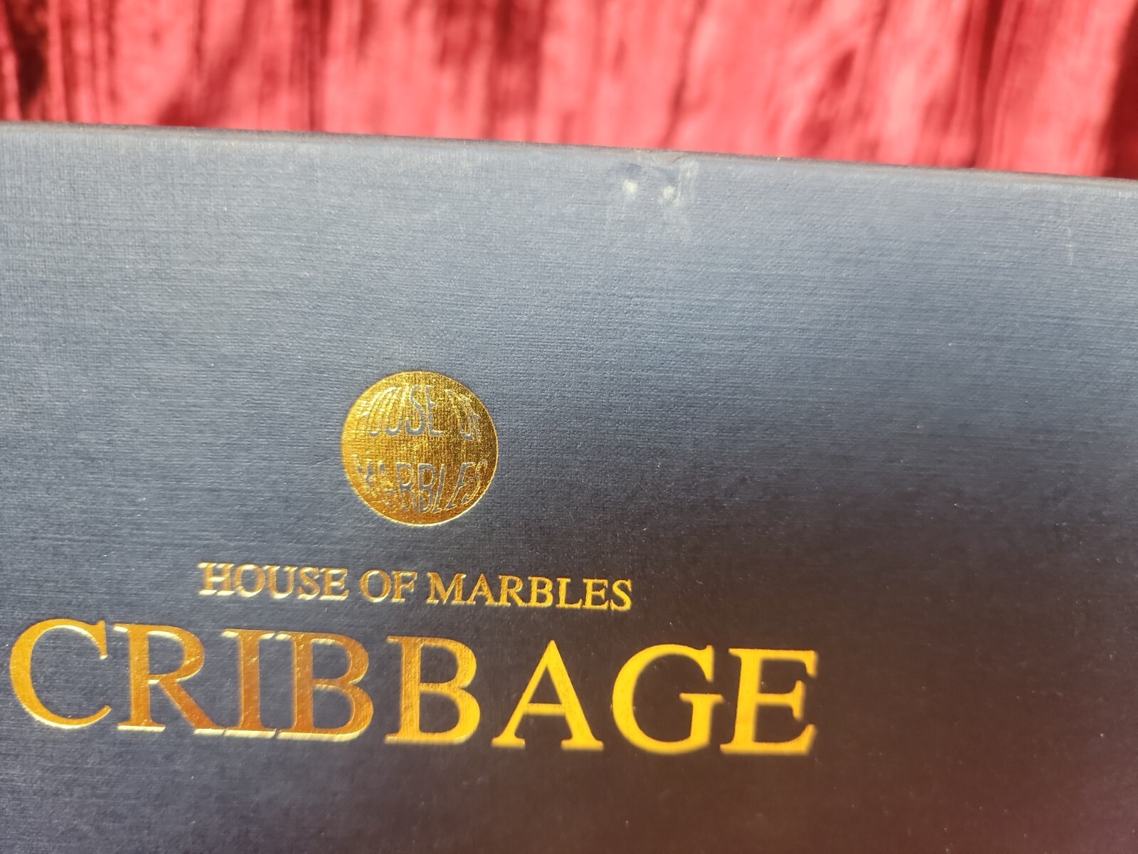 Vintage CRIBBAGE House of Marbles New Sealed preowned cards game fin family