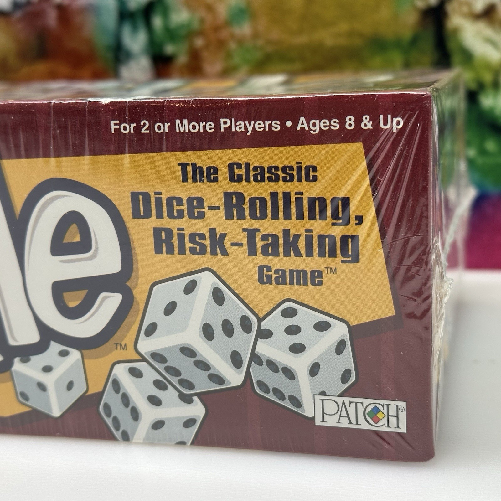 FARKLE Classic Dice Rolling Risk Taking Game Patch Products Ages 8+ Sealed NEW!