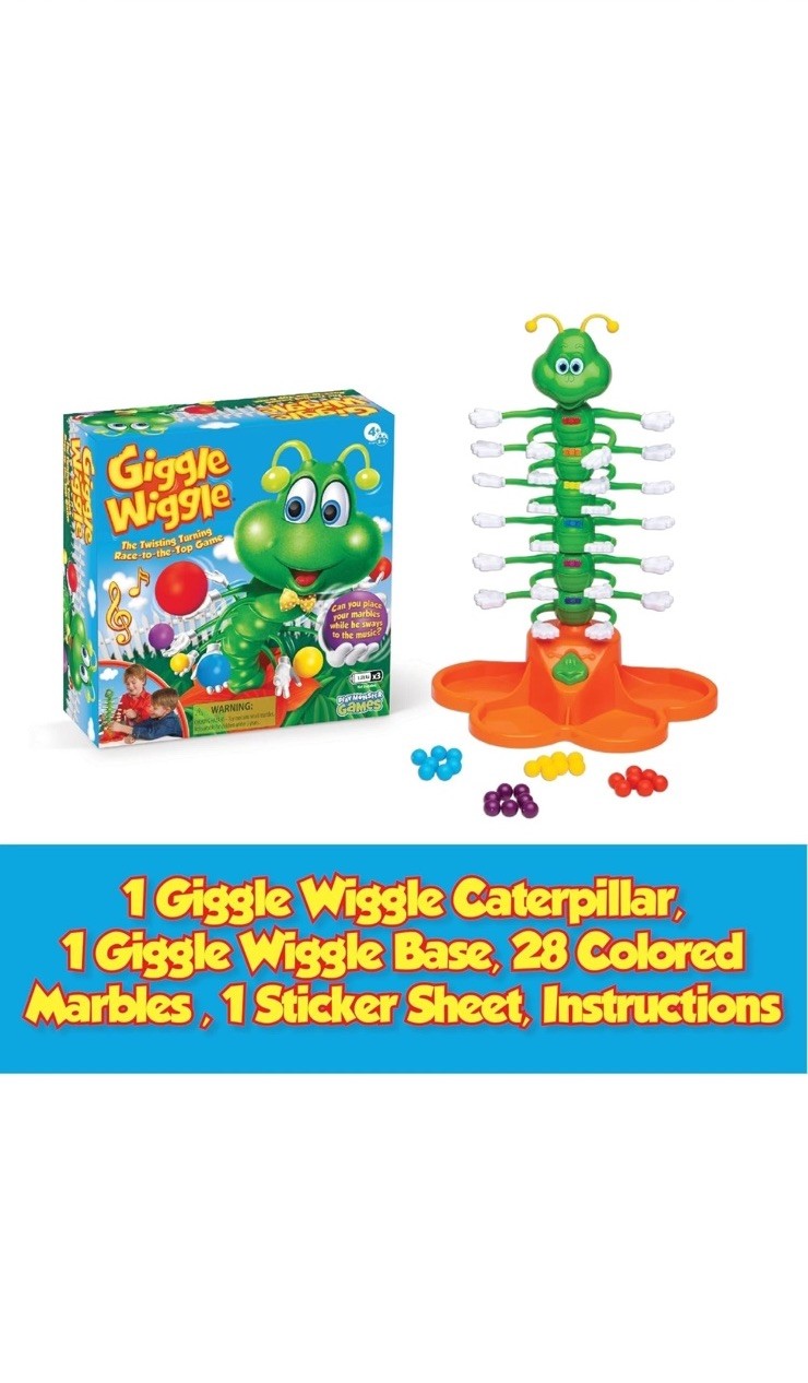 Giggle Wiggle: The Musical Caterpillar Marble Game for Kids Aged 4+, 2-4 Players