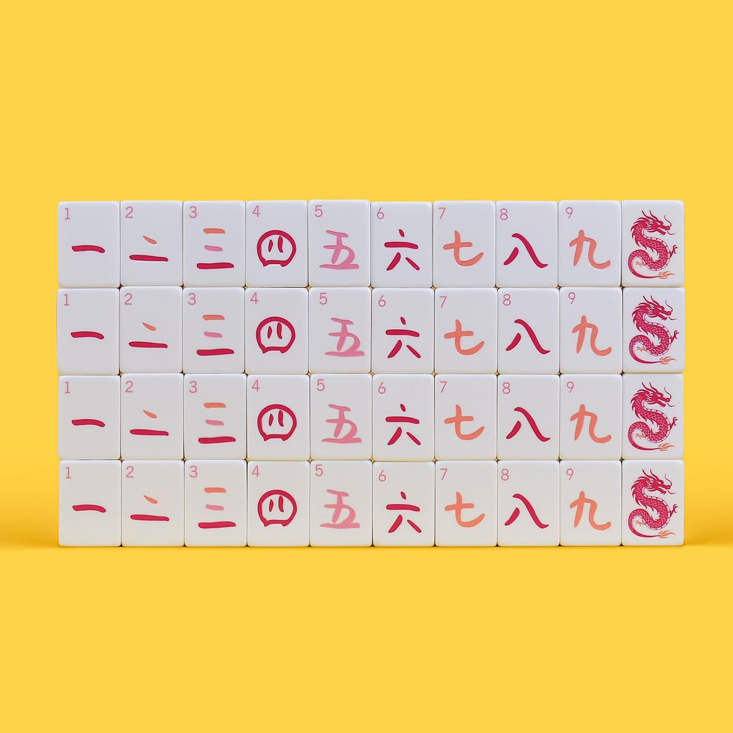 Morihaza Orchid Elegance Mahjong Set – 160 Acrylic Engraved Tiles with Botani…