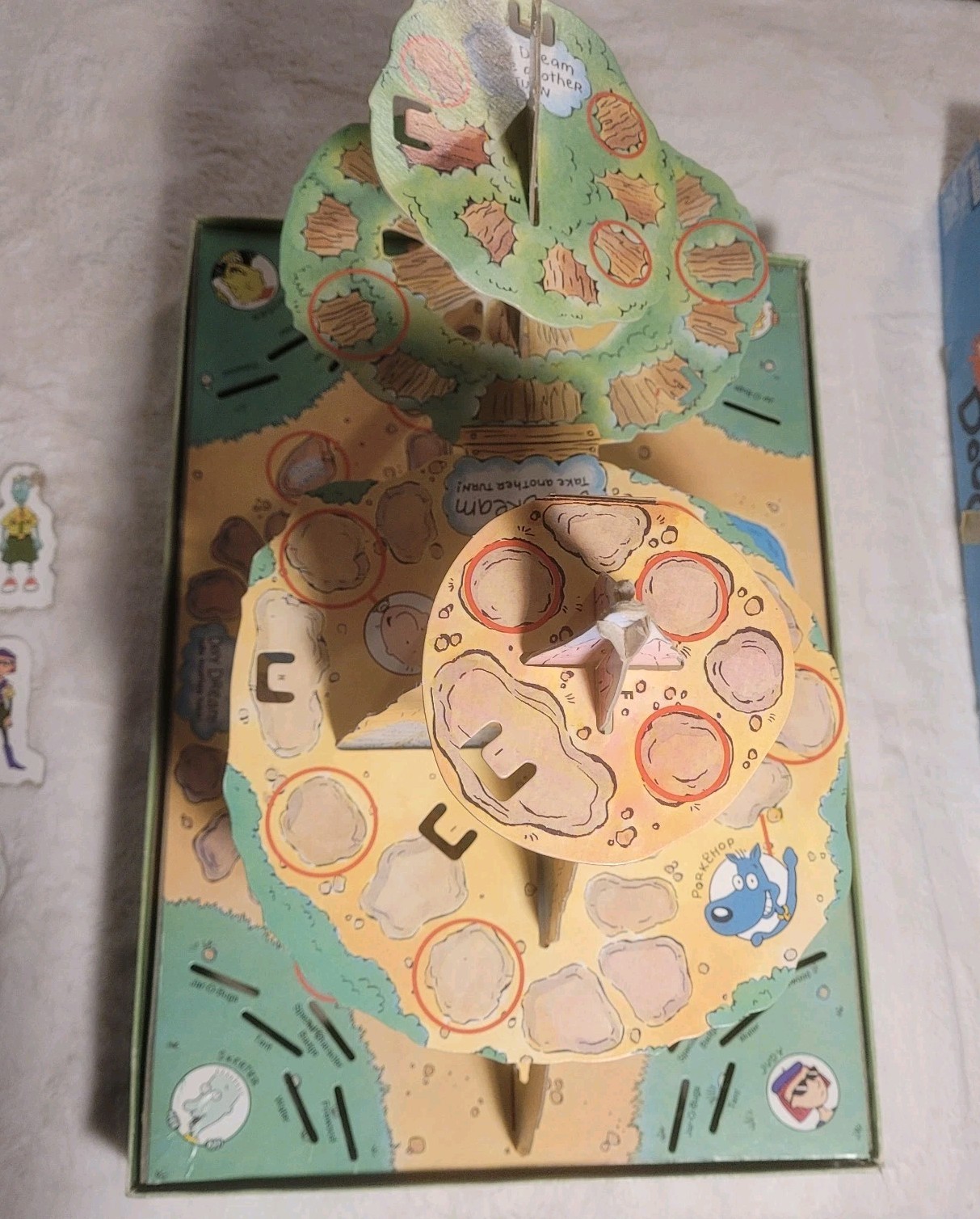 Doug – “The Bluffscouts’ Adventure” 3-D Boardgame by Parker Brothers For Parts