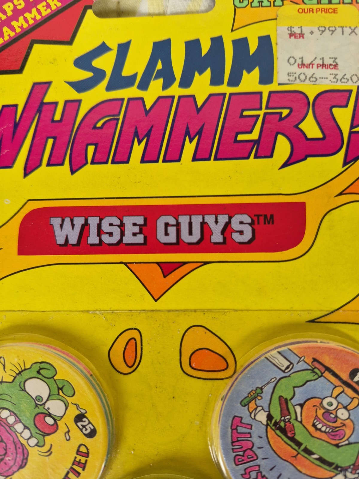Slammer Whammers Wise Guys (1994) Sealed Vintage Pog Set–Imperial Toys Cars NIB