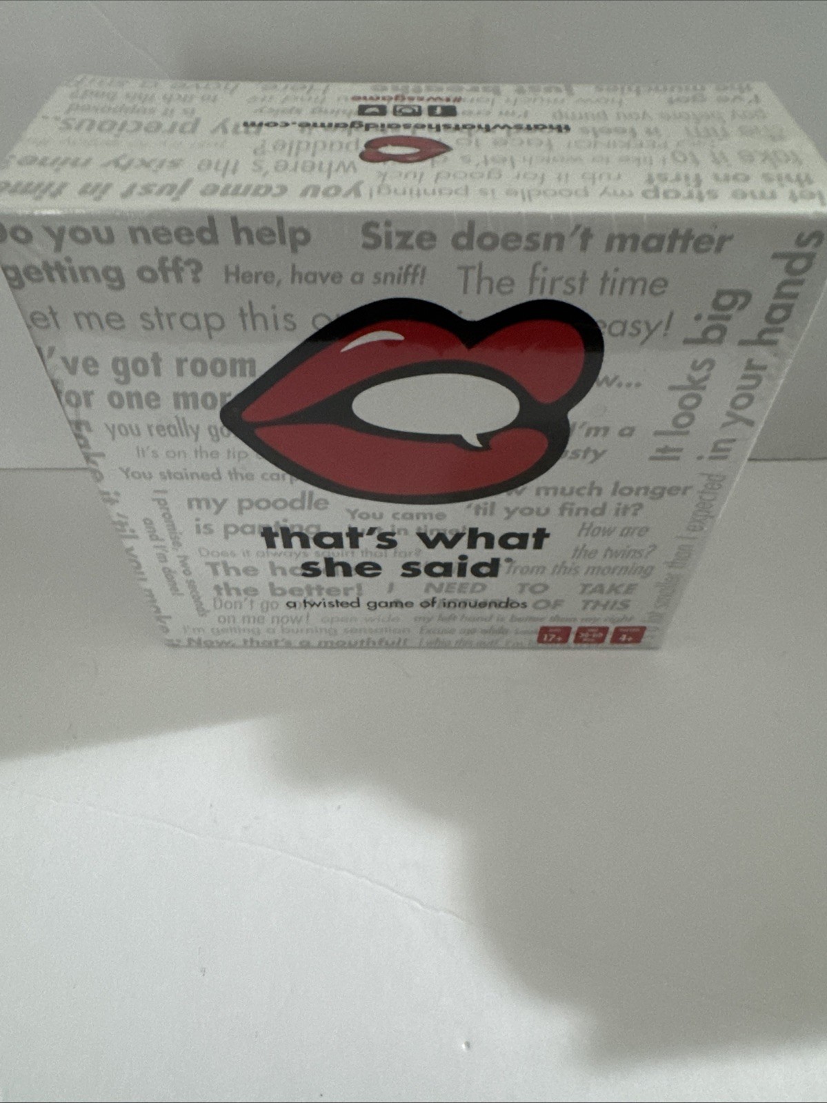 That’s What She Said – The Party Game/Board Game – NEW SEALED!