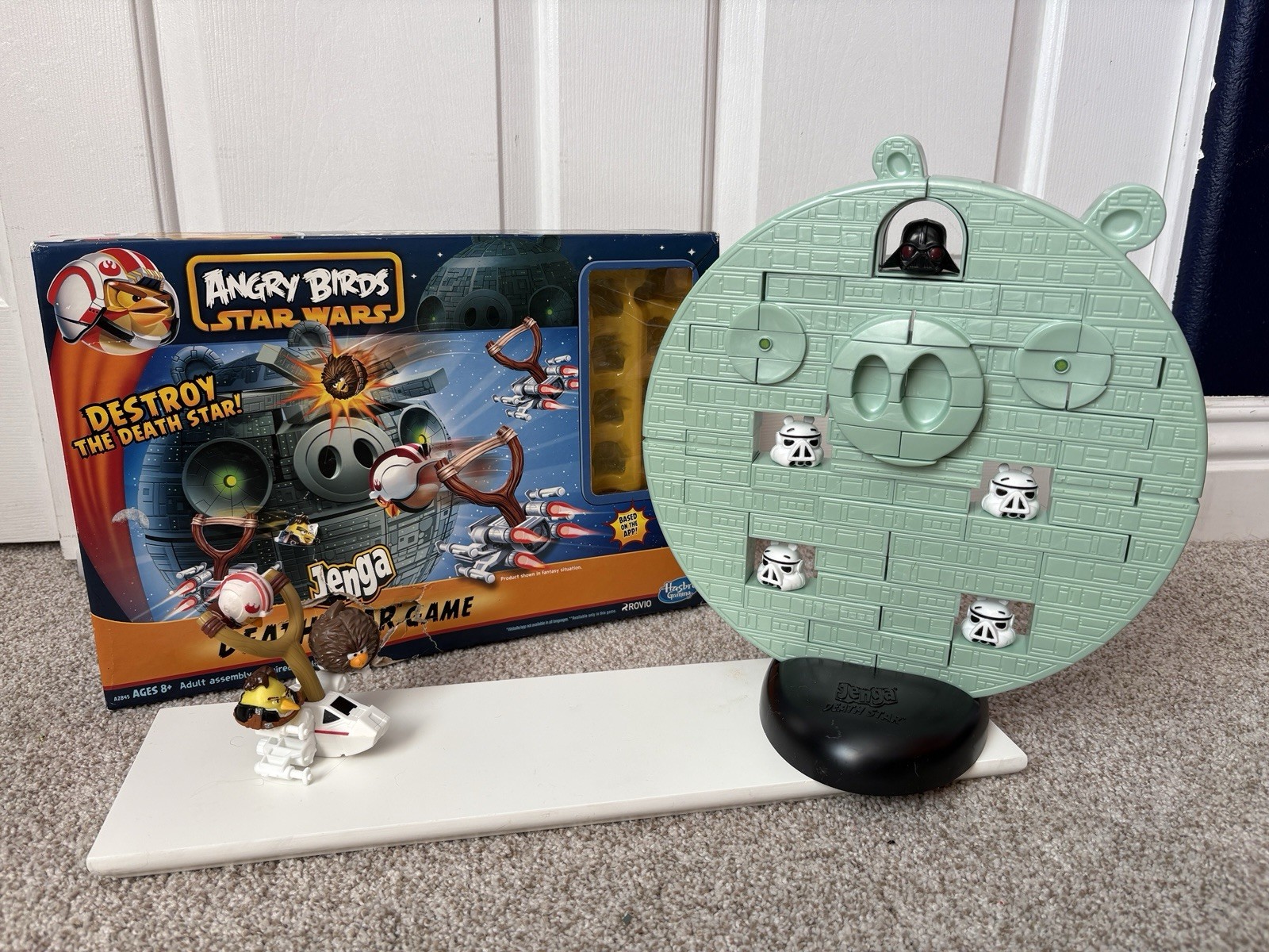 Angry Birds Star Wars Death Star Game Complete Set Hasbro 2012