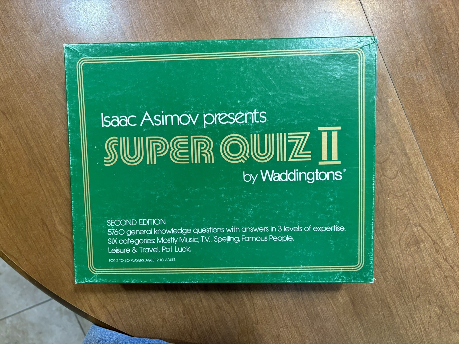 Isaac Asimov Presents Super Quiz II. Near Mint Condition.