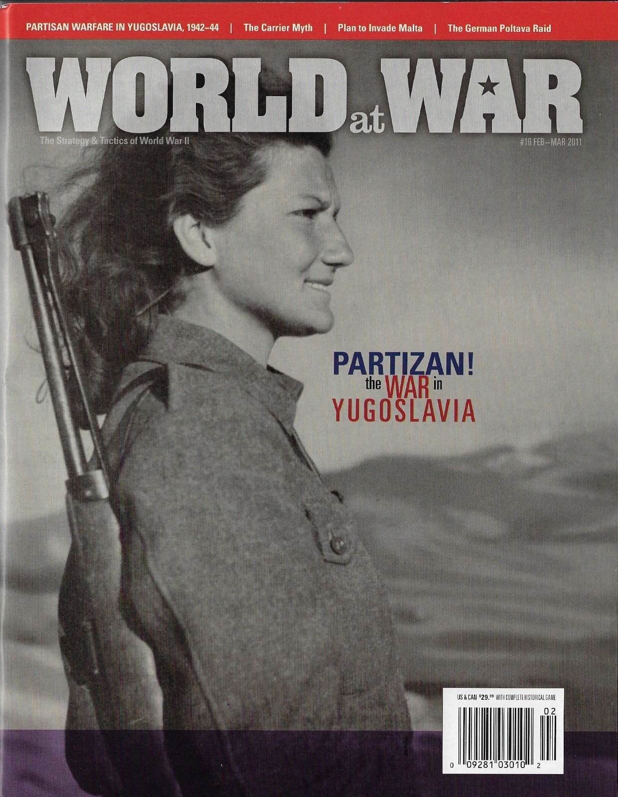 World at War #16 Partizan! The War in Yugoslavia 1942-44 unpunched