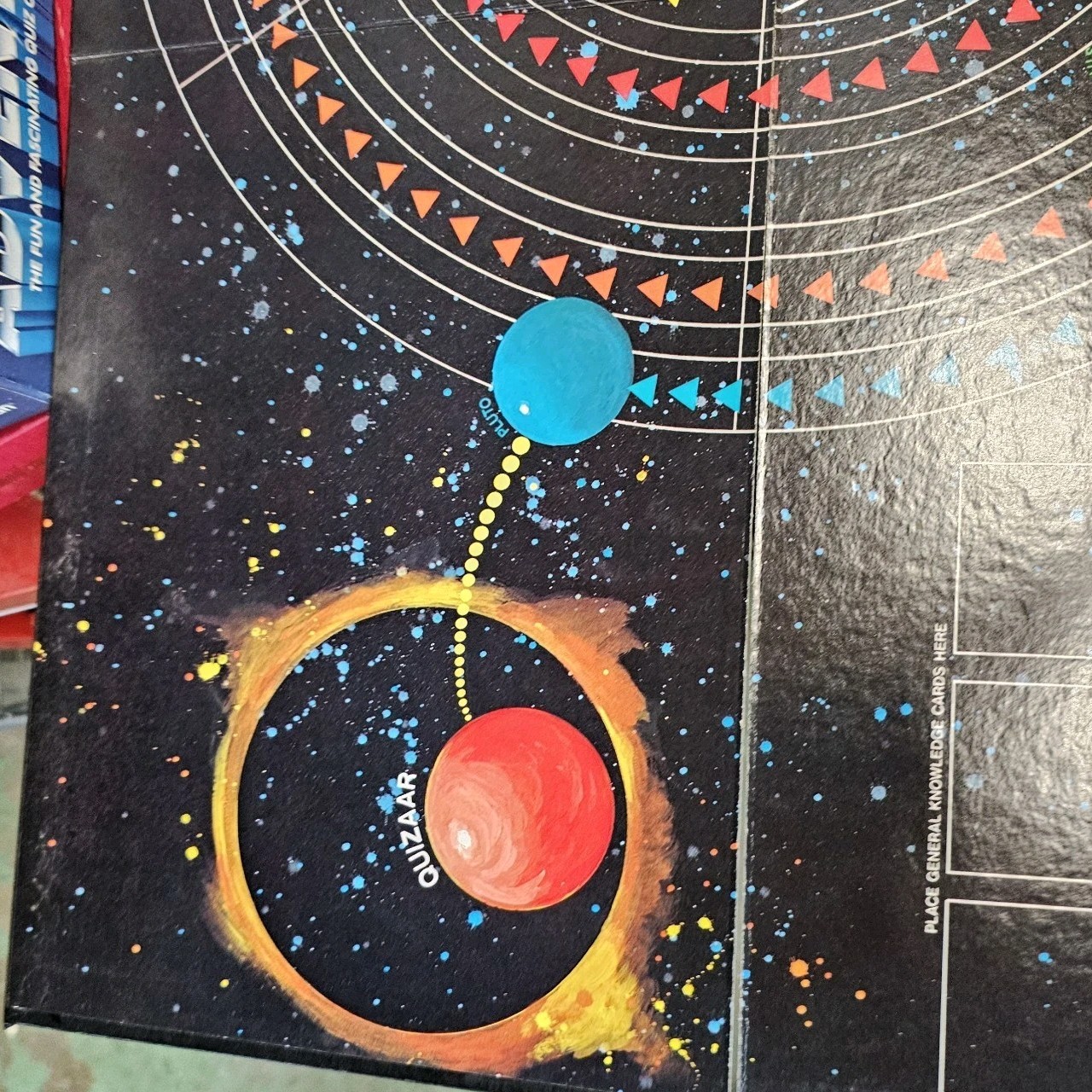Trivia Adventure Quiz Game Pressman 1Q 2000 7 And Up 1980s Board Game Complete