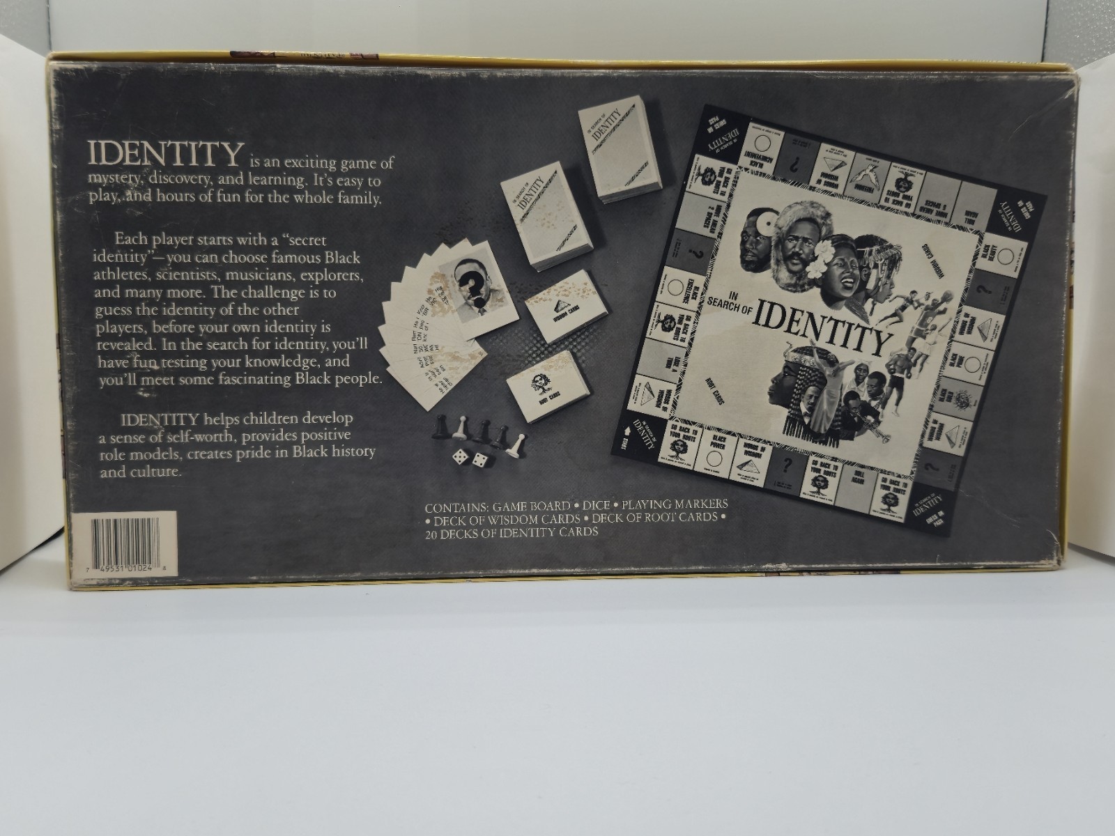 In Search of Identity Discover Black Heritage History Board Game 1984