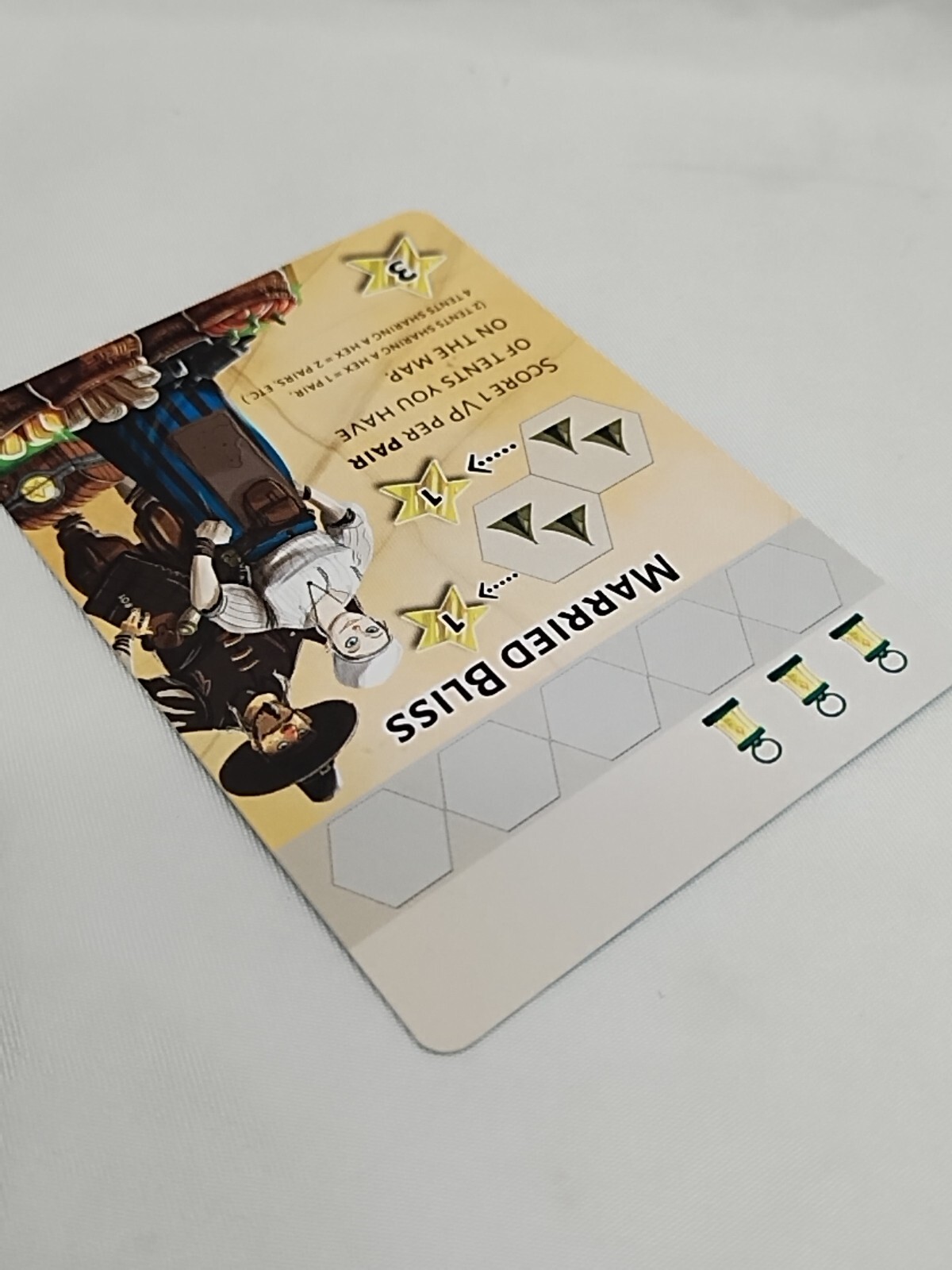 Dice Settlers Married Bliss Board Game Promo Card