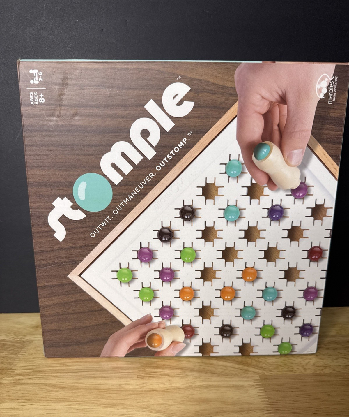 Stomple Board Game- Marbles Brain Workshop – 100% Complete French & Eng Rules