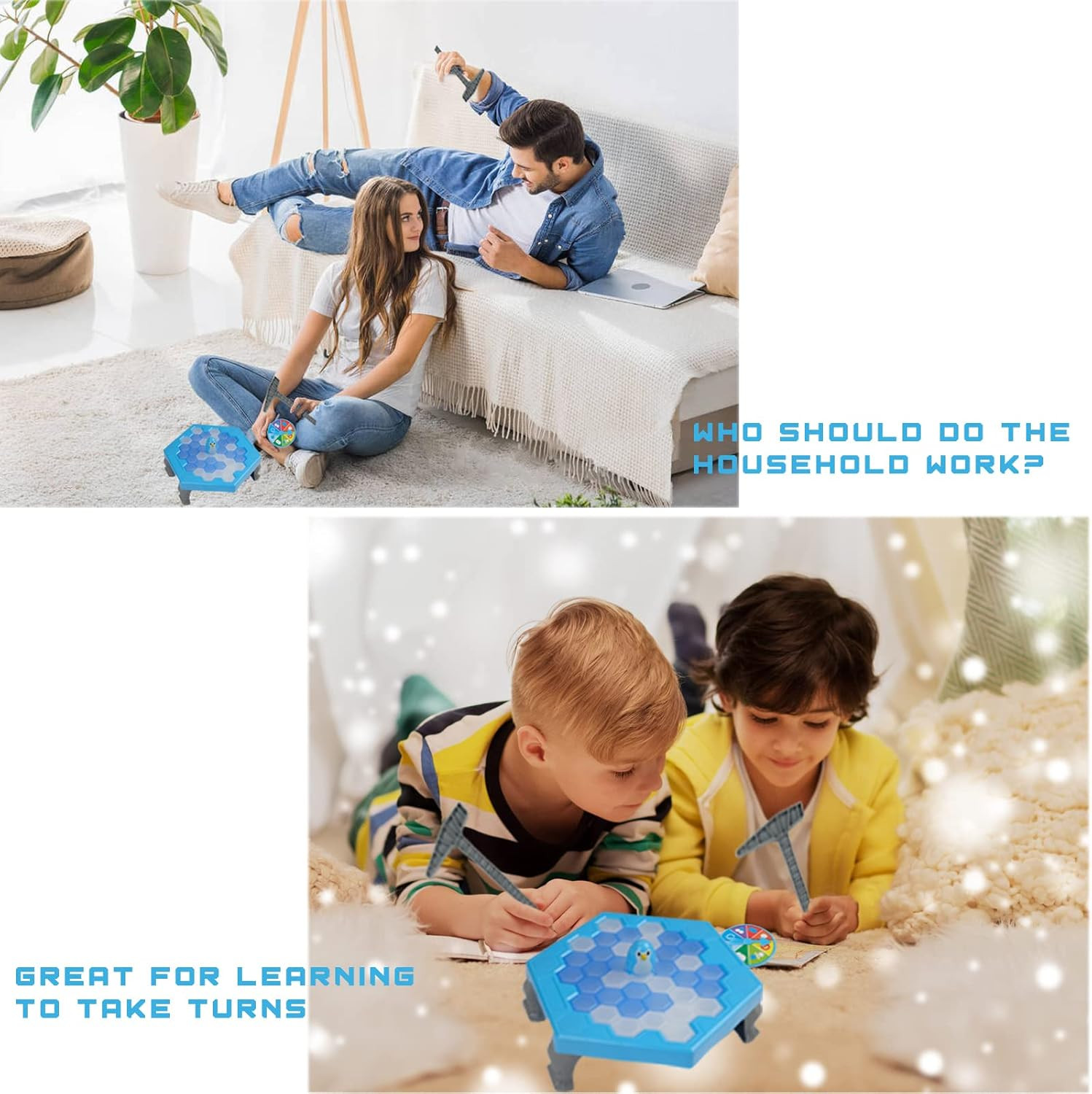 Save Penguin Break Ice Frozen Game for Kids, Protect the Iceberg Dont Let Pengu