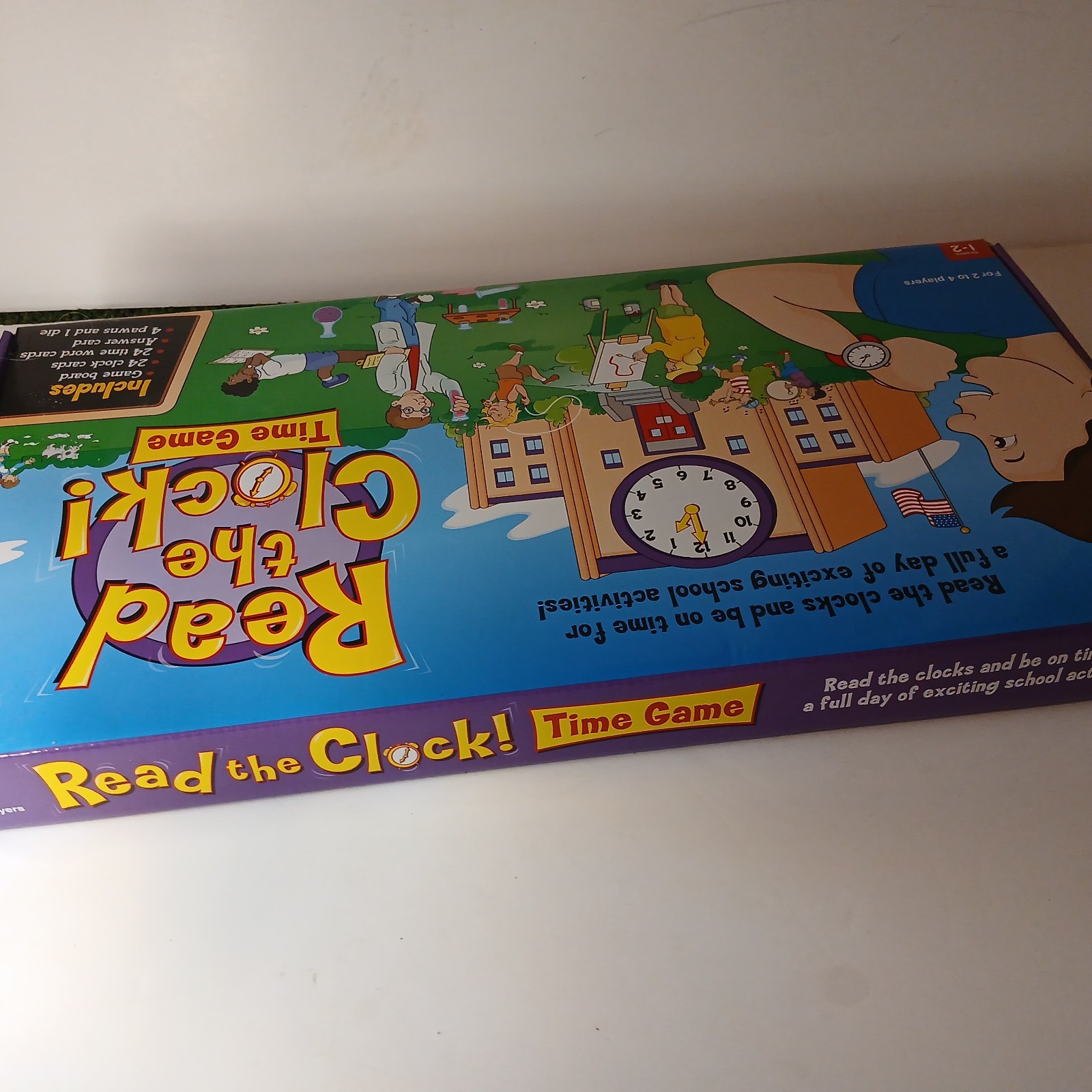 READ THE CLOCK TIME Board Game by Lakeshore Learning – 100% Complete