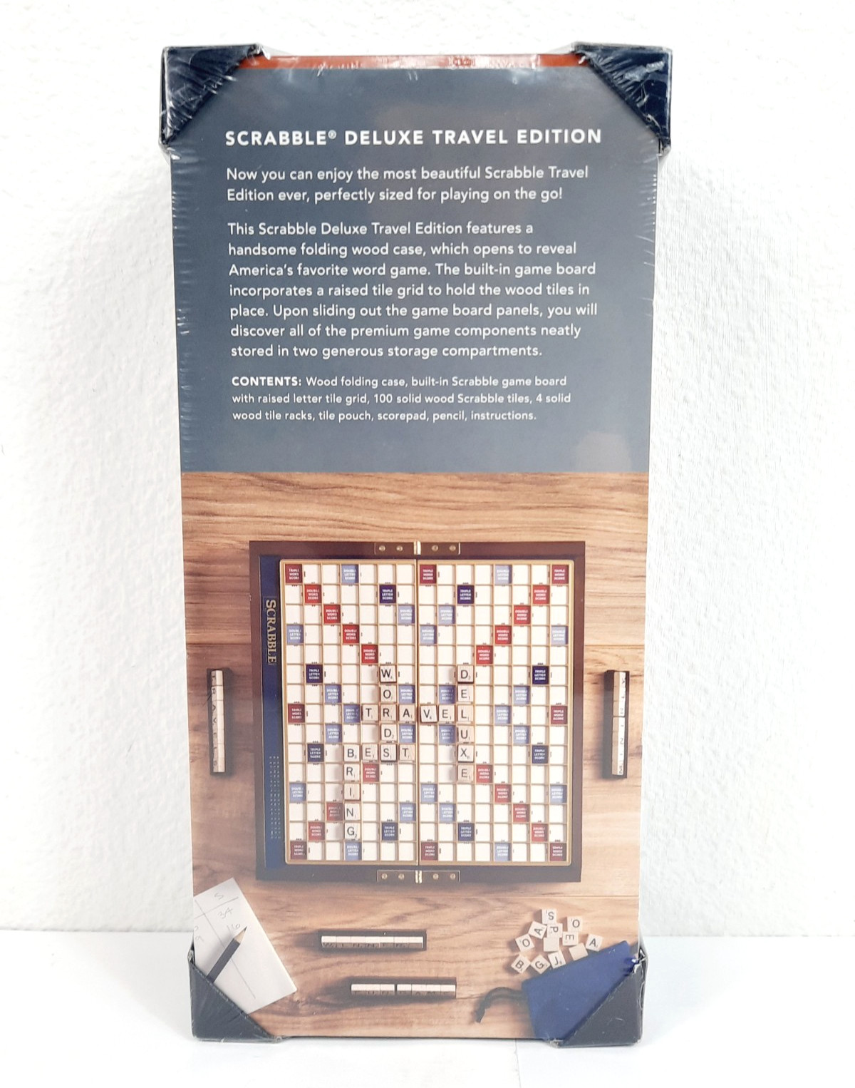 Scrabble Deluxe Travel Edition 02/2025 Hasbro WS Game Company, New Sealed