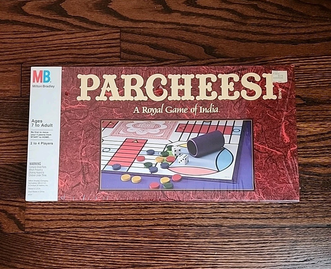 NEW Vintage 1989 Milton Bradley PARCHEESI Board Game 4037 SEALED
