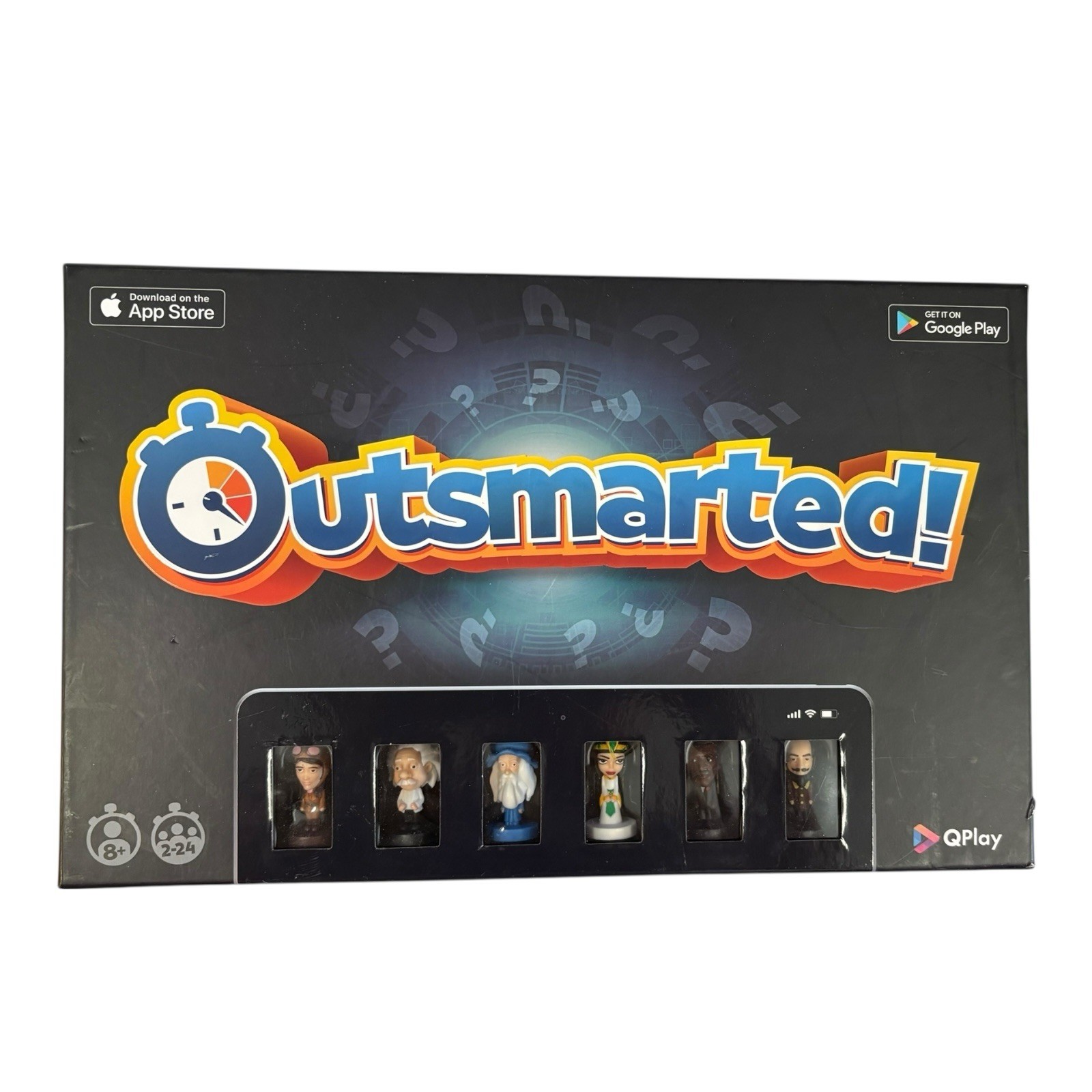 Outsmarted! Interactive Quiz Board Game w/ App Integration For Kids & Adults 8+