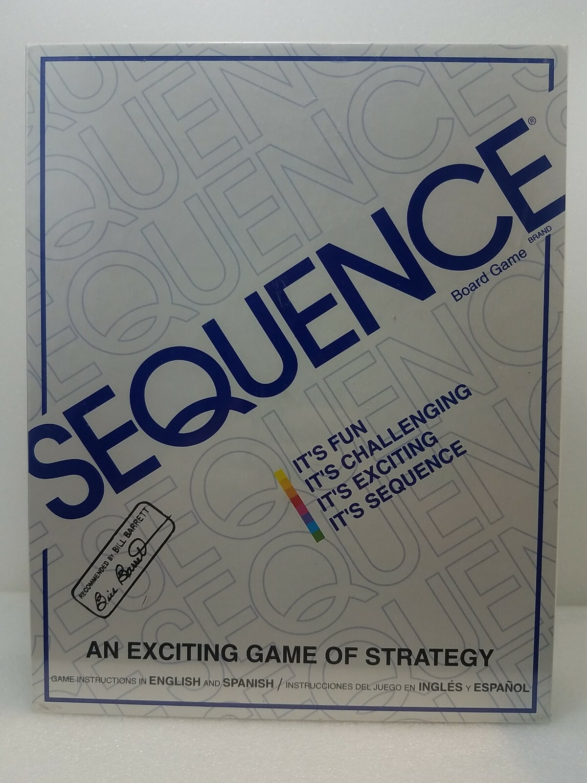 Sequence ~Board Game ~An Exciting Game Of Strategy ~2 to 12 Players ~New/Sealed