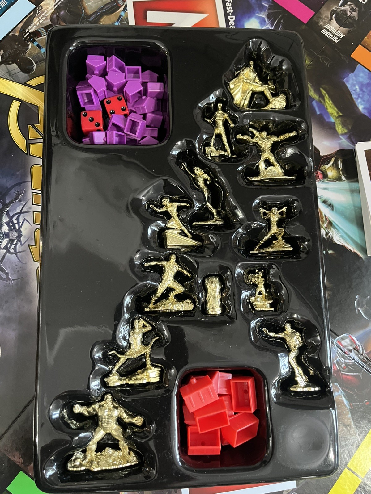 Monopoly Marvel Avengers COMPLETE Hasbro Gaming 2018 MCU The First Ten Years