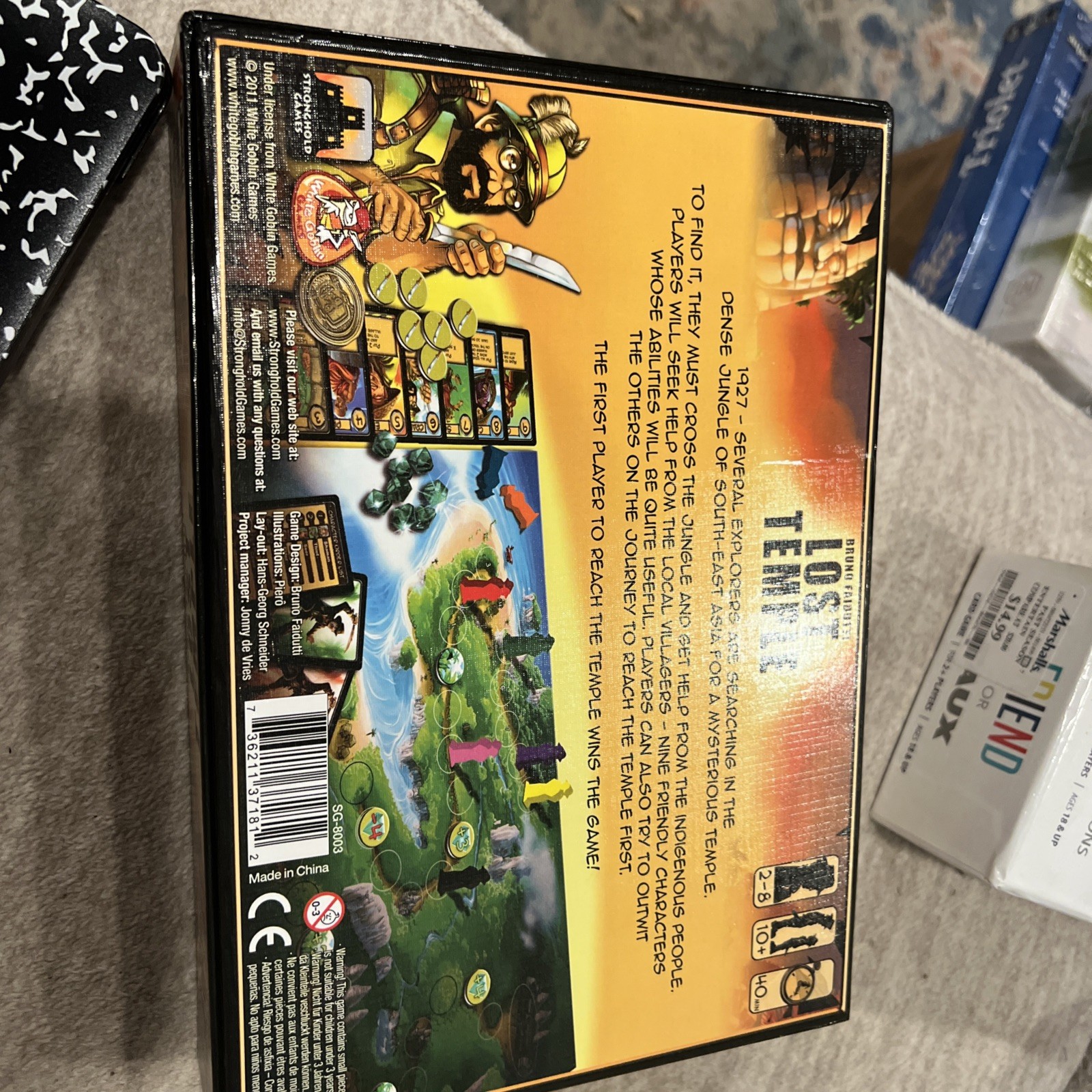 Lost Temple board game excellent condition Ages10+2-8Players By Stronghold Games