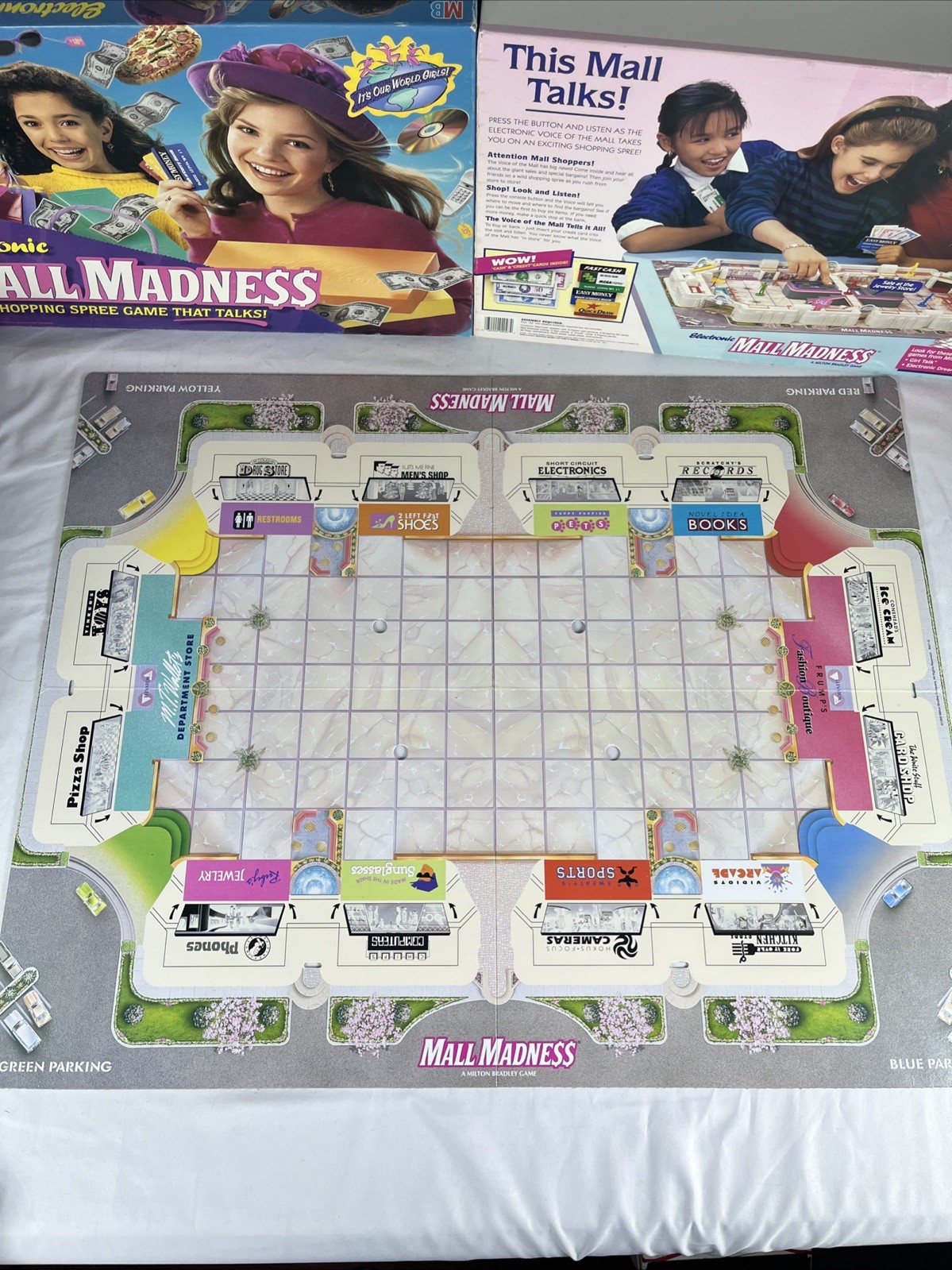 Electronic Mall Madness Milton Bradley-100% Complete w/ Working Electronic Unit