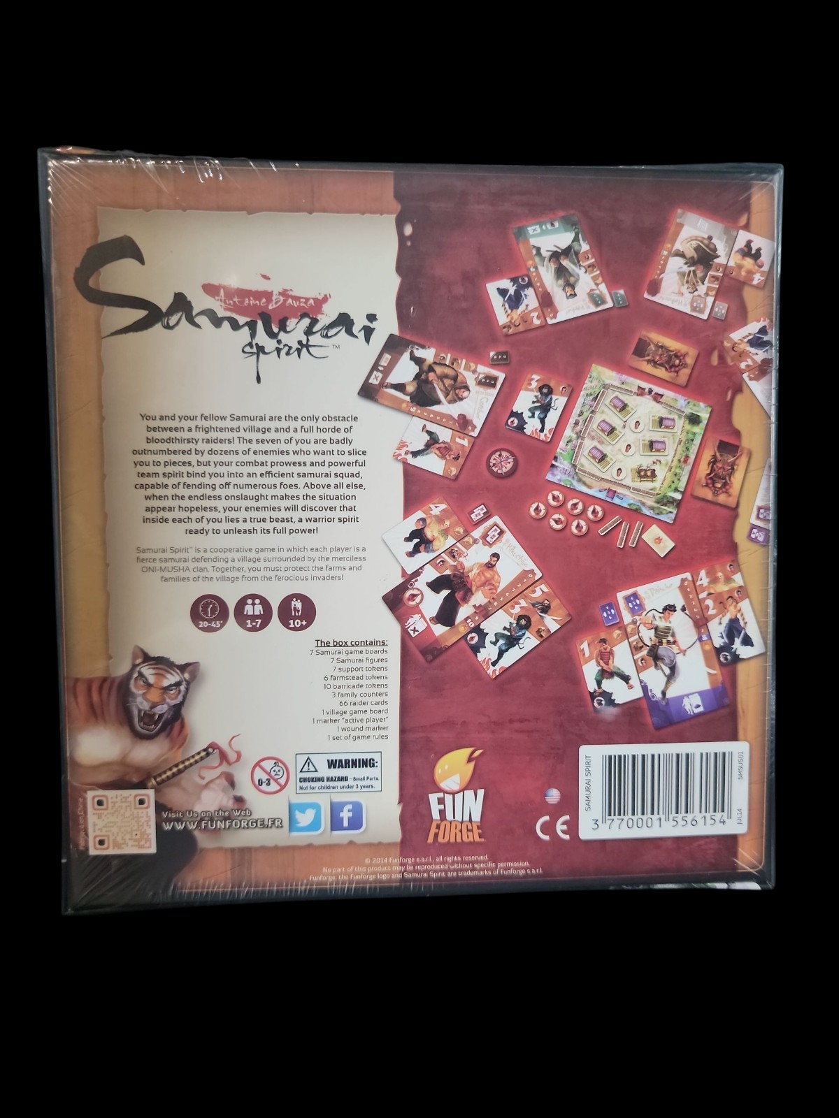 Samurai Spirit Board Game Antoine Bauza Fun Forge Games NEW & Sealed 2014