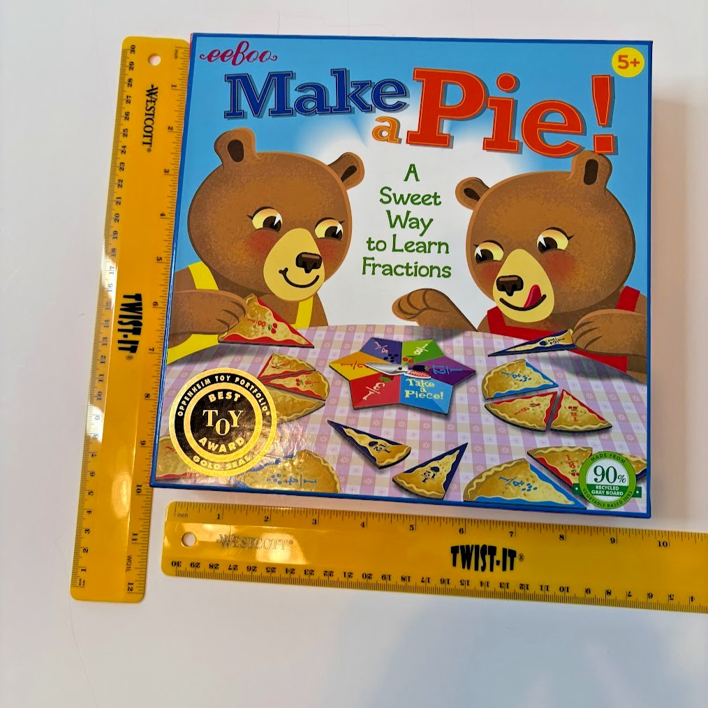Make a Pie! Fractions Game 2008 Edition Award Winner learn homeschool tutor fun