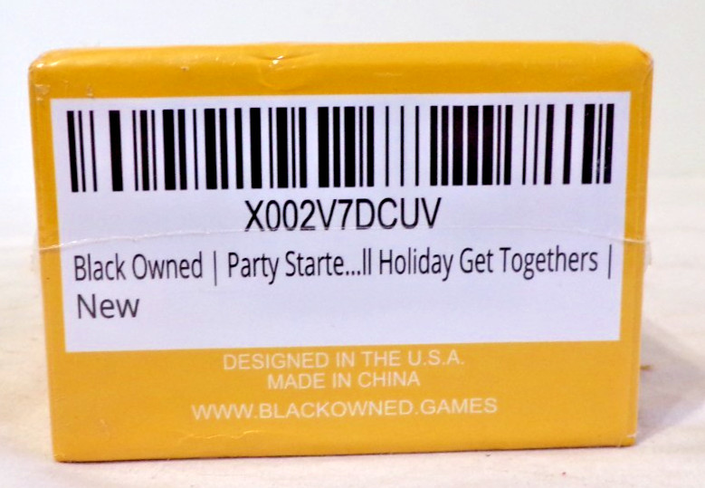 New Black Owned Adult Party Games – 5 Different Titles/Games – See Below
