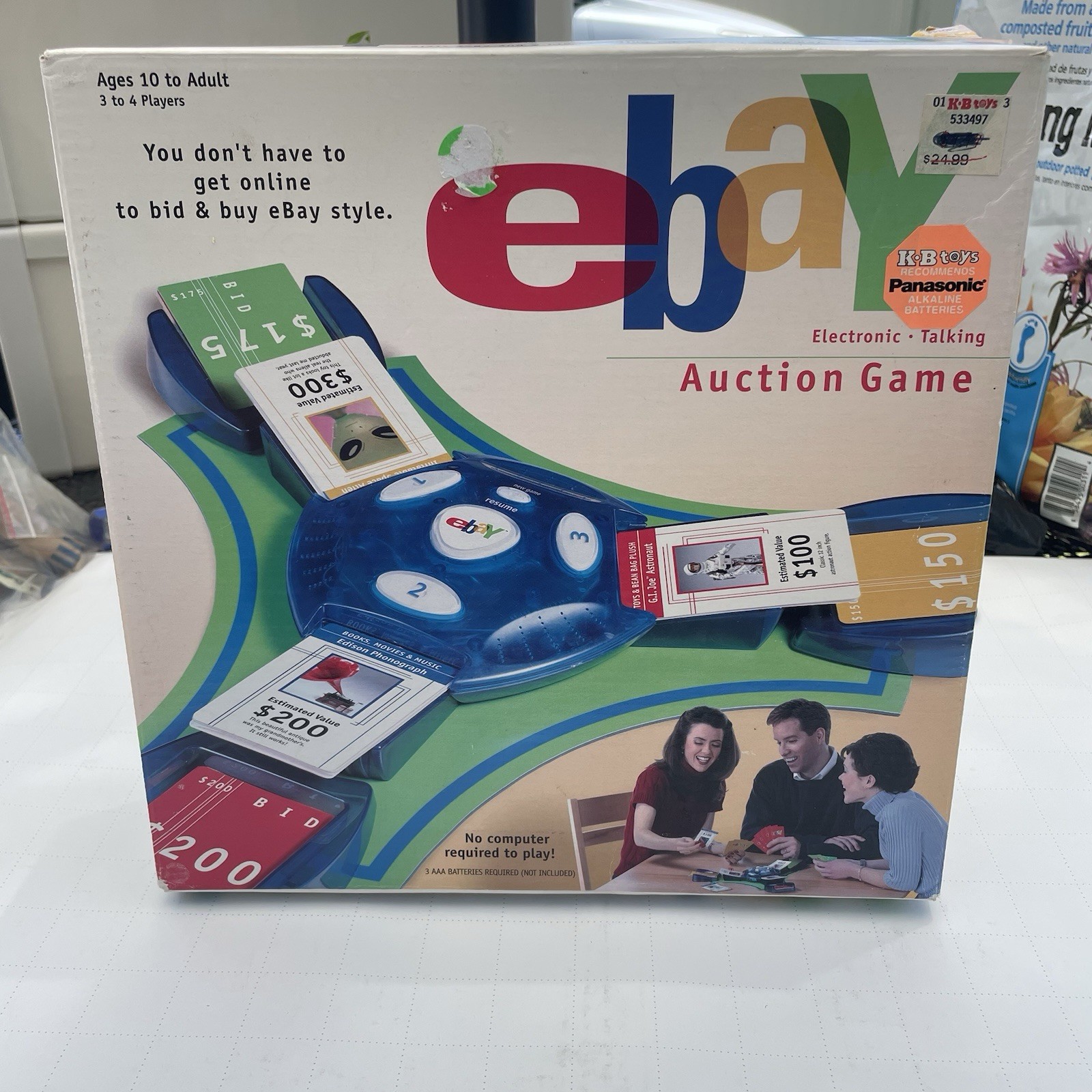 Vintage eBay Auction Game Electronic Talking Auction Game Complete Game Set