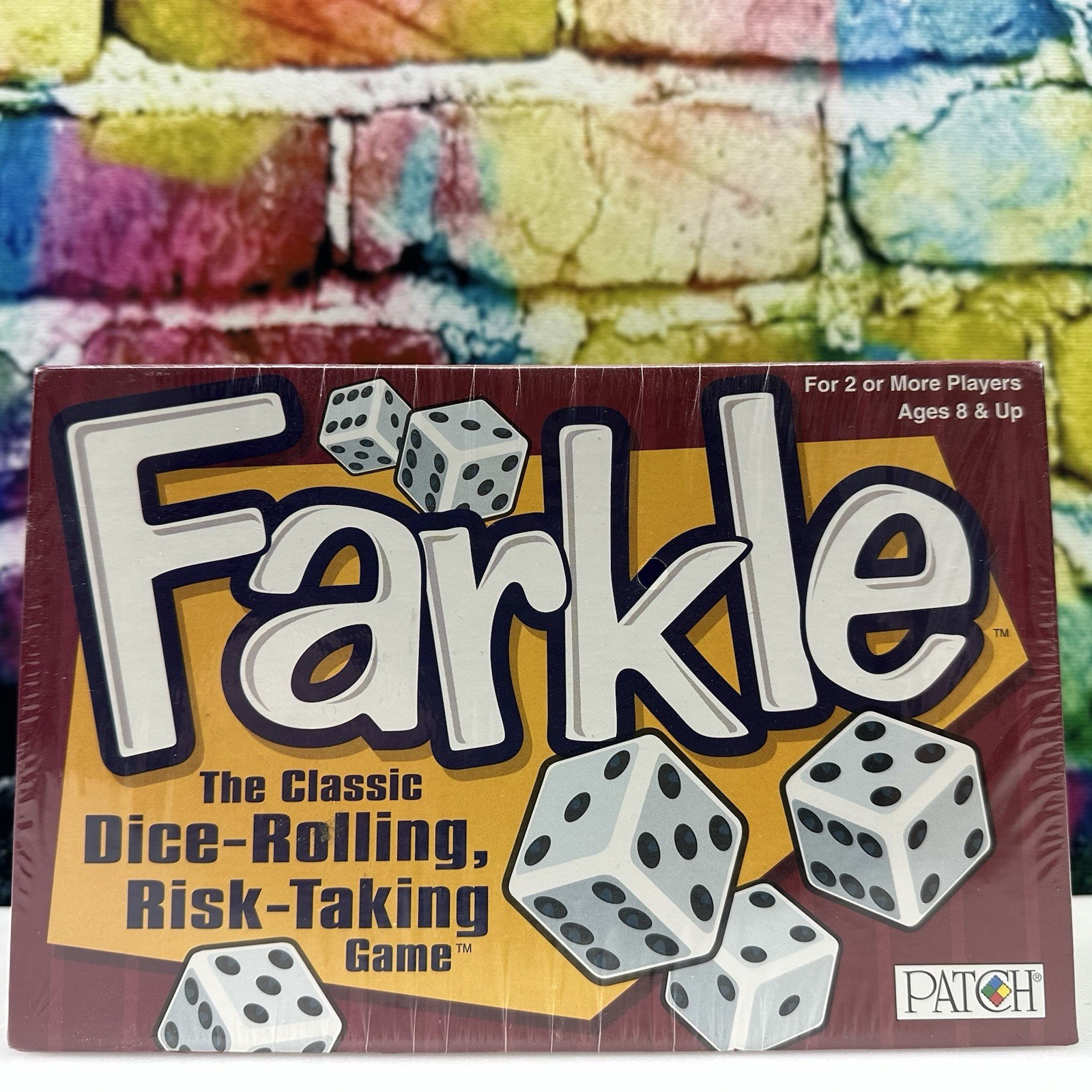 FARKLE Classic Dice Rolling Risk Taking Game Patch Products Ages 8+ Sealed NEW!