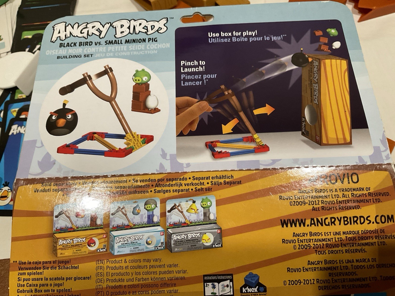 Angry Birds Mega Fling Blocks Cards Figures Shooters Replacement Pieces Lot